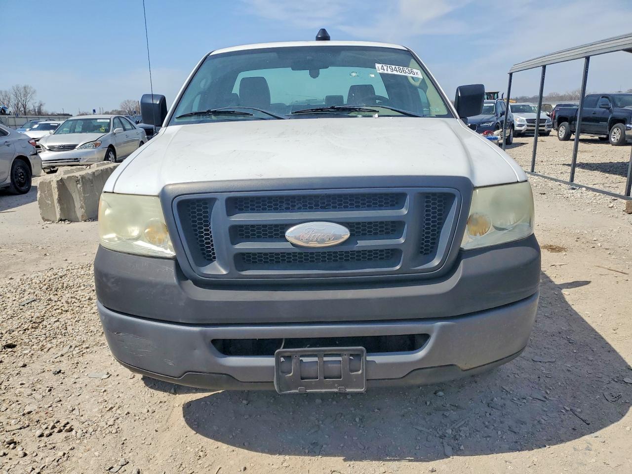 2008 Ford F150 White vin: 1FTRF12278KB70303