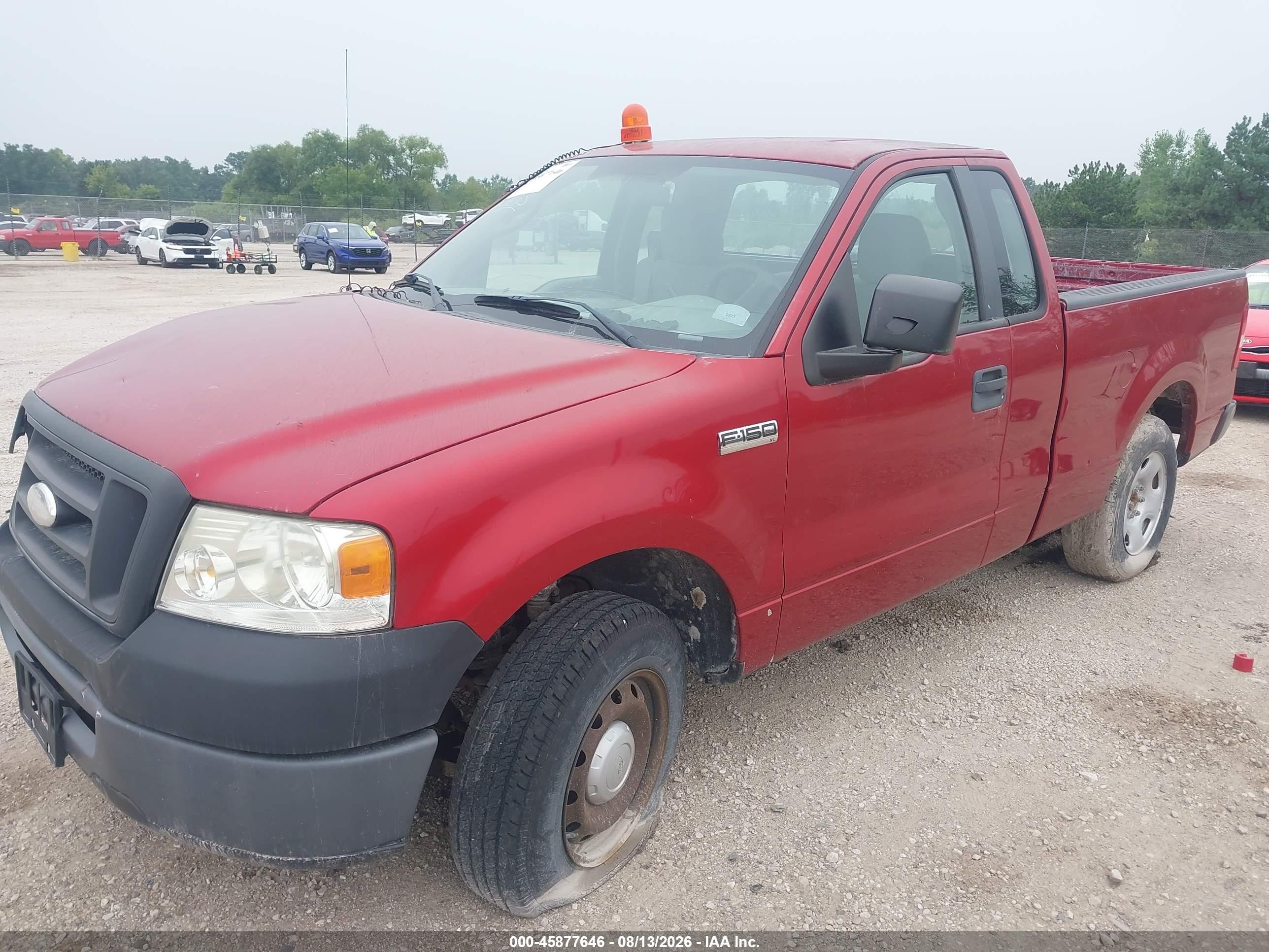 2008 Ford F-150 Stx/xl/xlt Red vin: 1FTRF12278KB71208