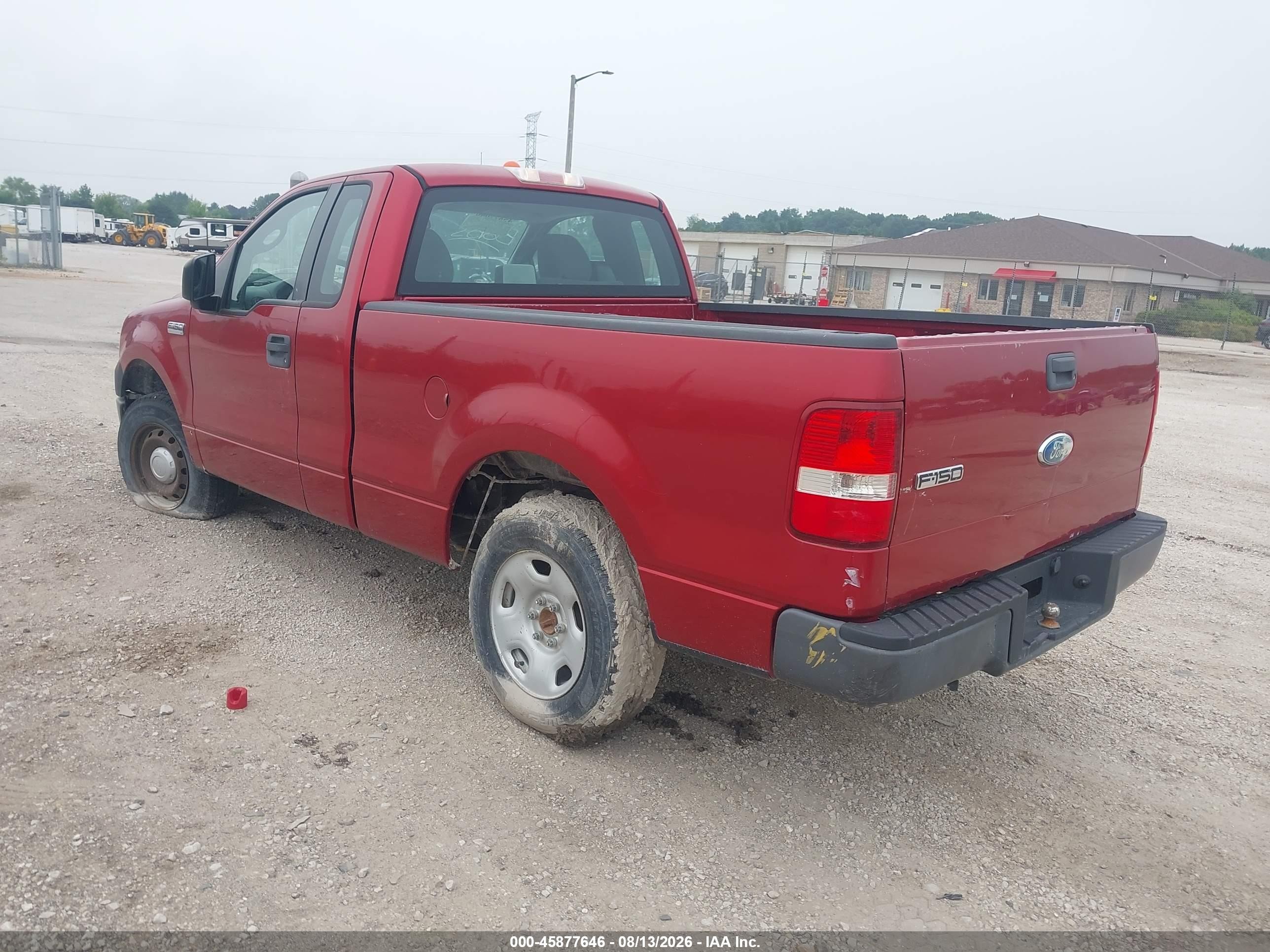 2008 Ford F-150 Stx/xl/xlt Red vin: 1FTRF12278KB71208