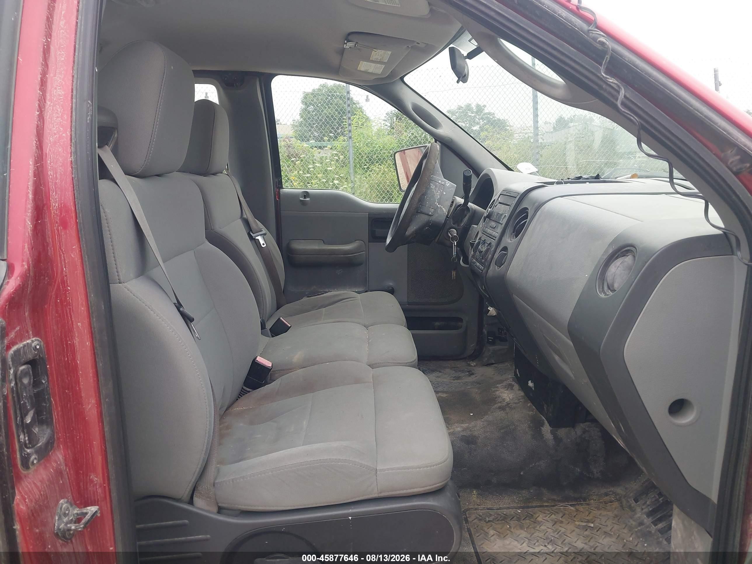 2008 Ford F-150 Stx/xl/xlt Red vin: 1FTRF12278KB71208