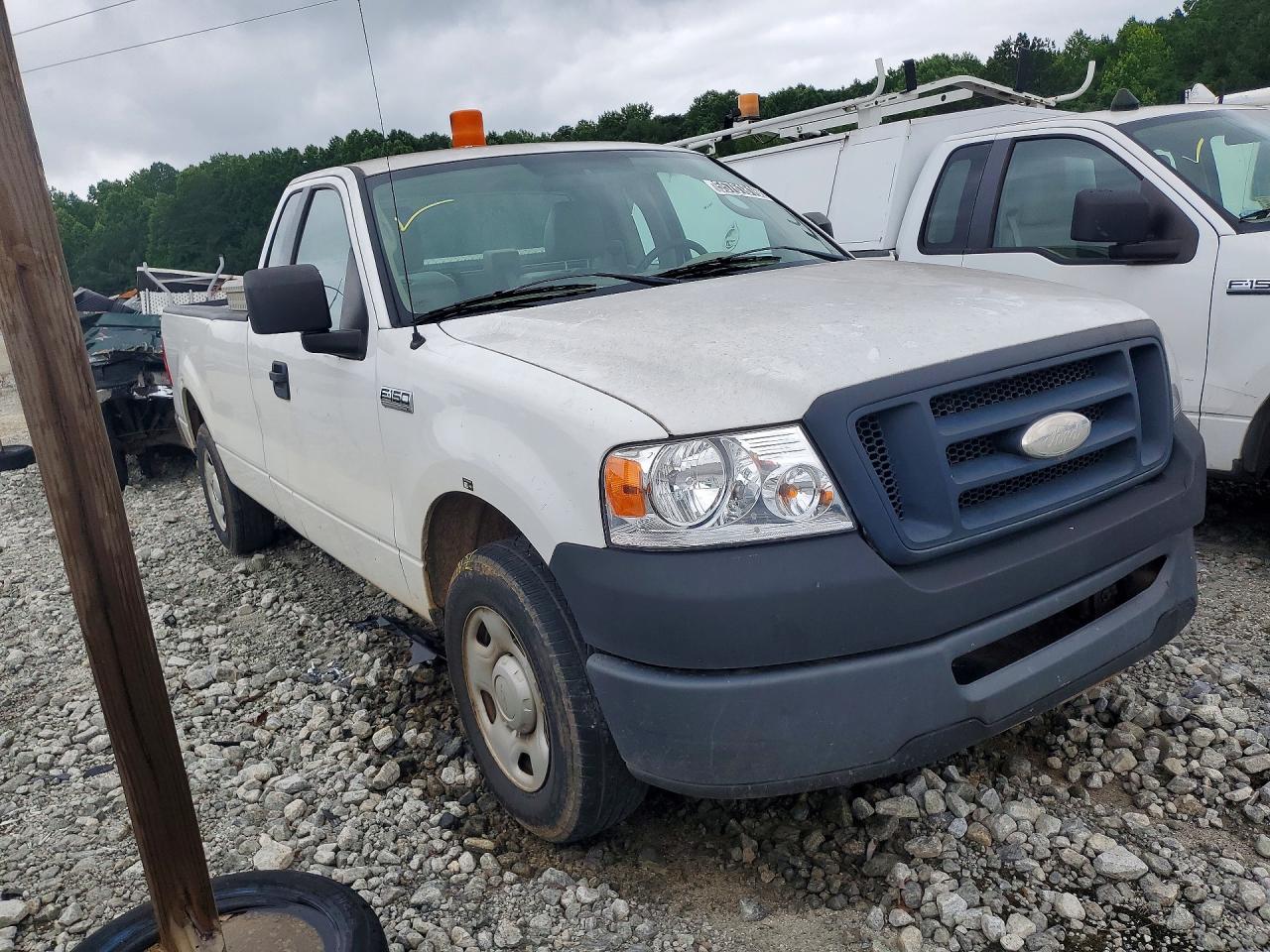 2008 Ford F150 Xl White vin: 1FTRF12278KB80622