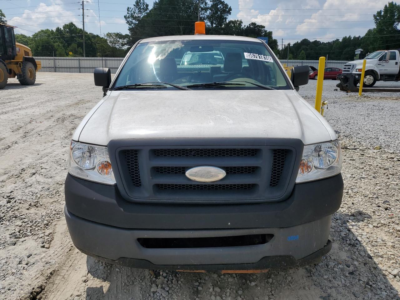 2008 Ford F150 Xl White vin: 1FTRF12278KB80622 Damage: Hood, Chipped, 10 Or More