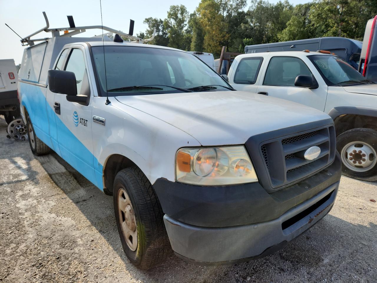 2008 Ford F150 Белый vin: 1FTRF12278KC88156 Damage: Right Head Lamp, Faded, Repair Required