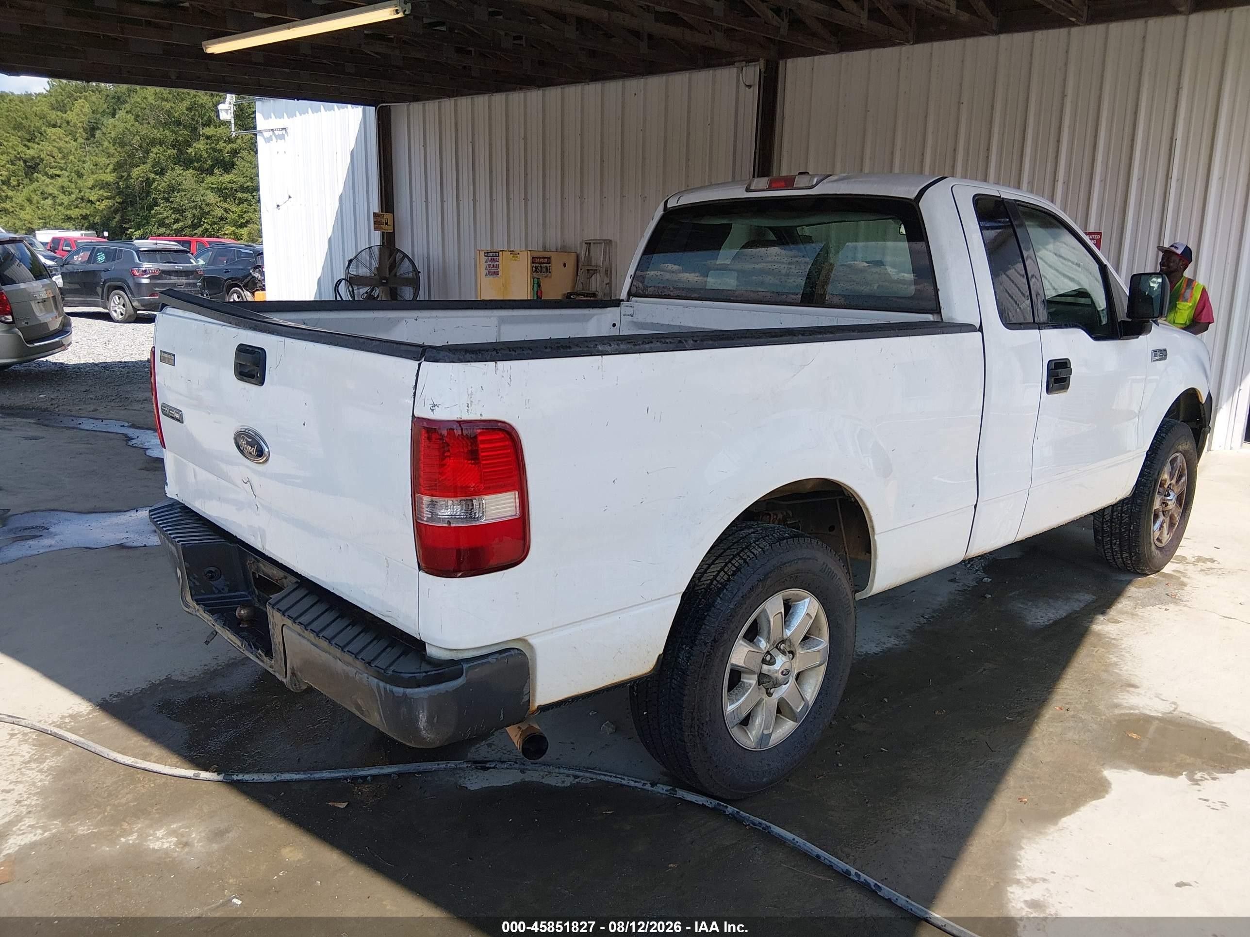 2008 Ford F-150 Xl White vin: 1FTRF12278KD25075
