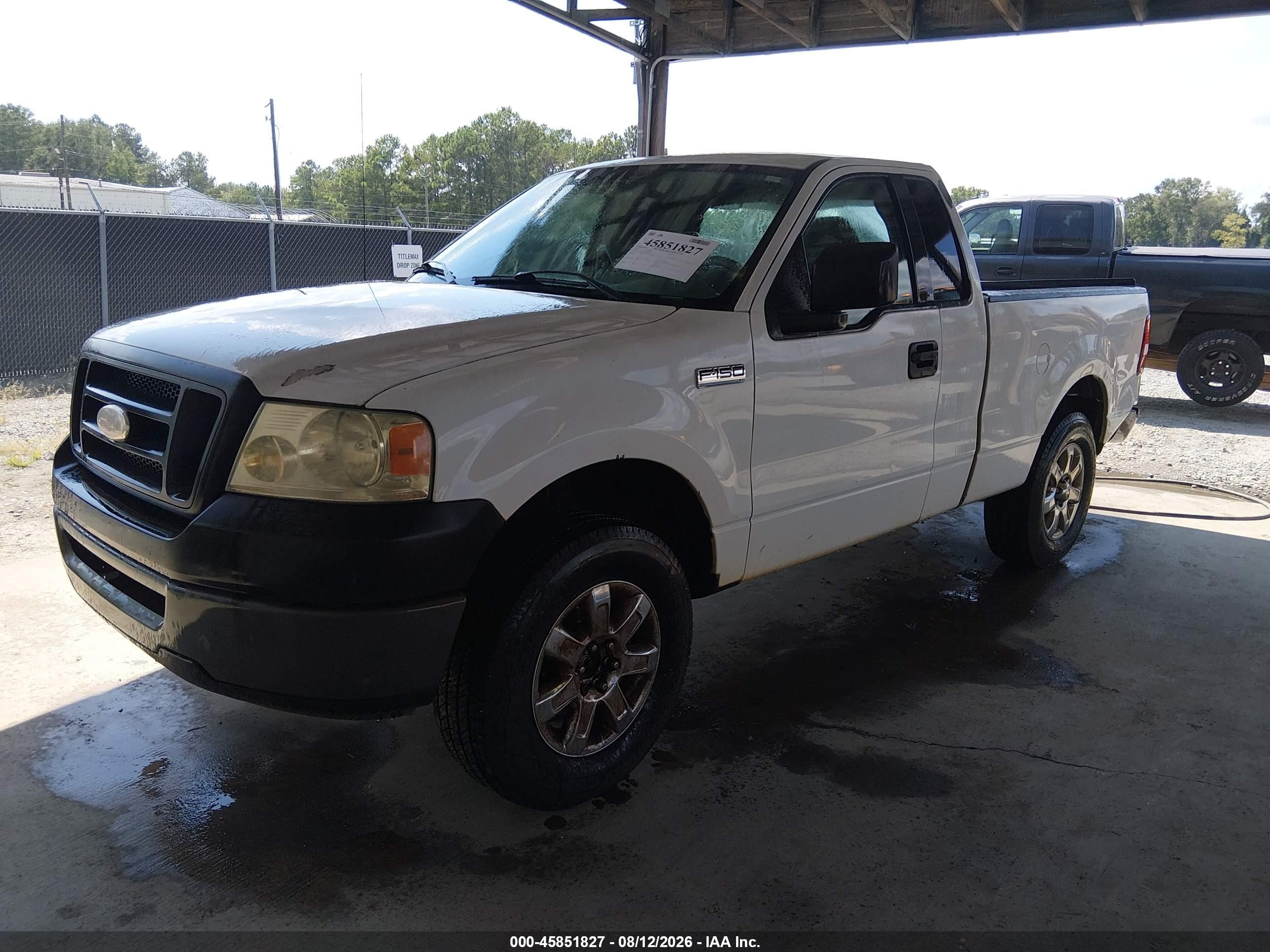 2008 Ford F-150 Xl White vin: 1FTRF12278KD25075