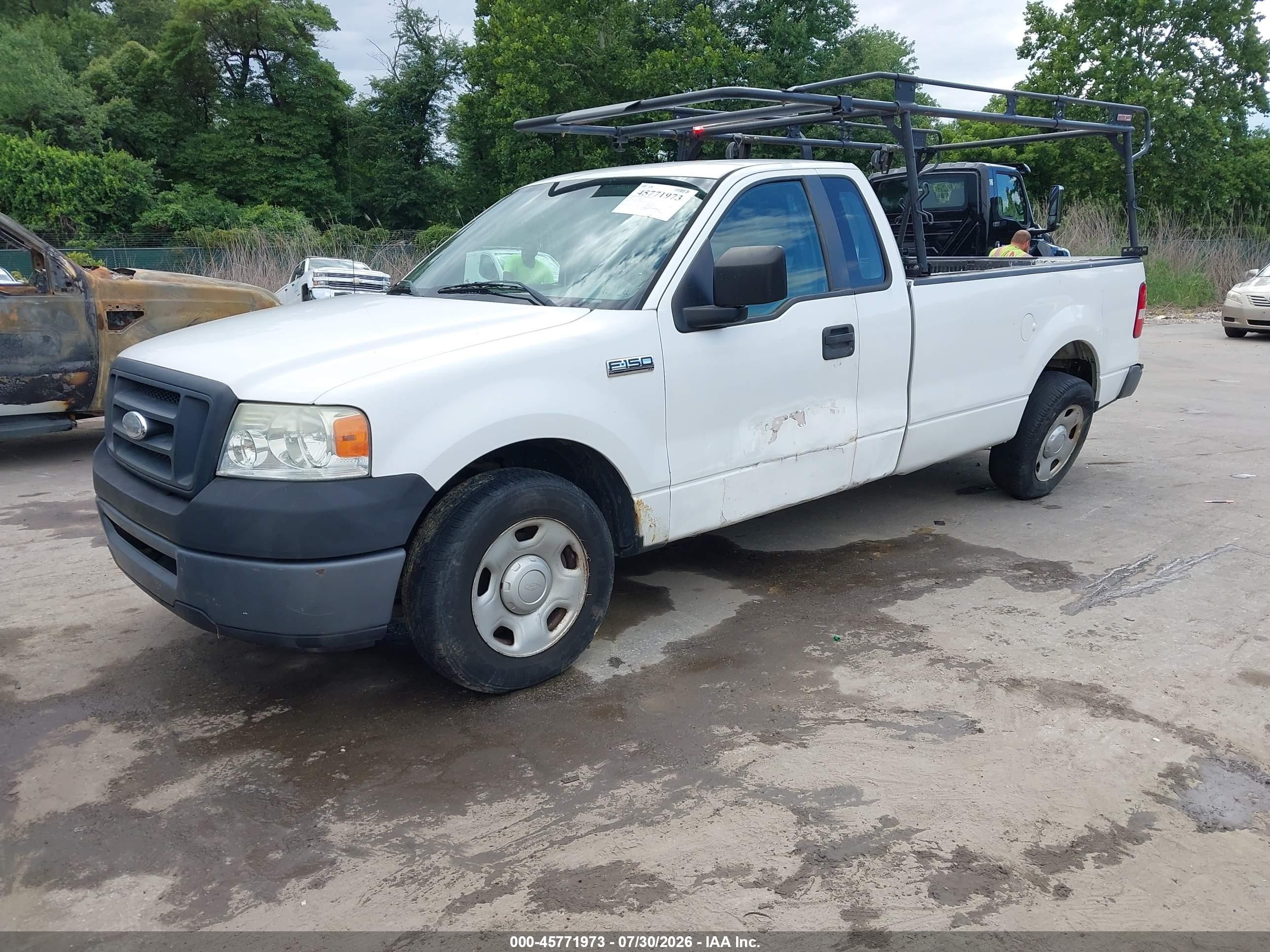 2008 Ford F-150 Stx/xl/xlt Белый vin: 1FTRF12278KD95479