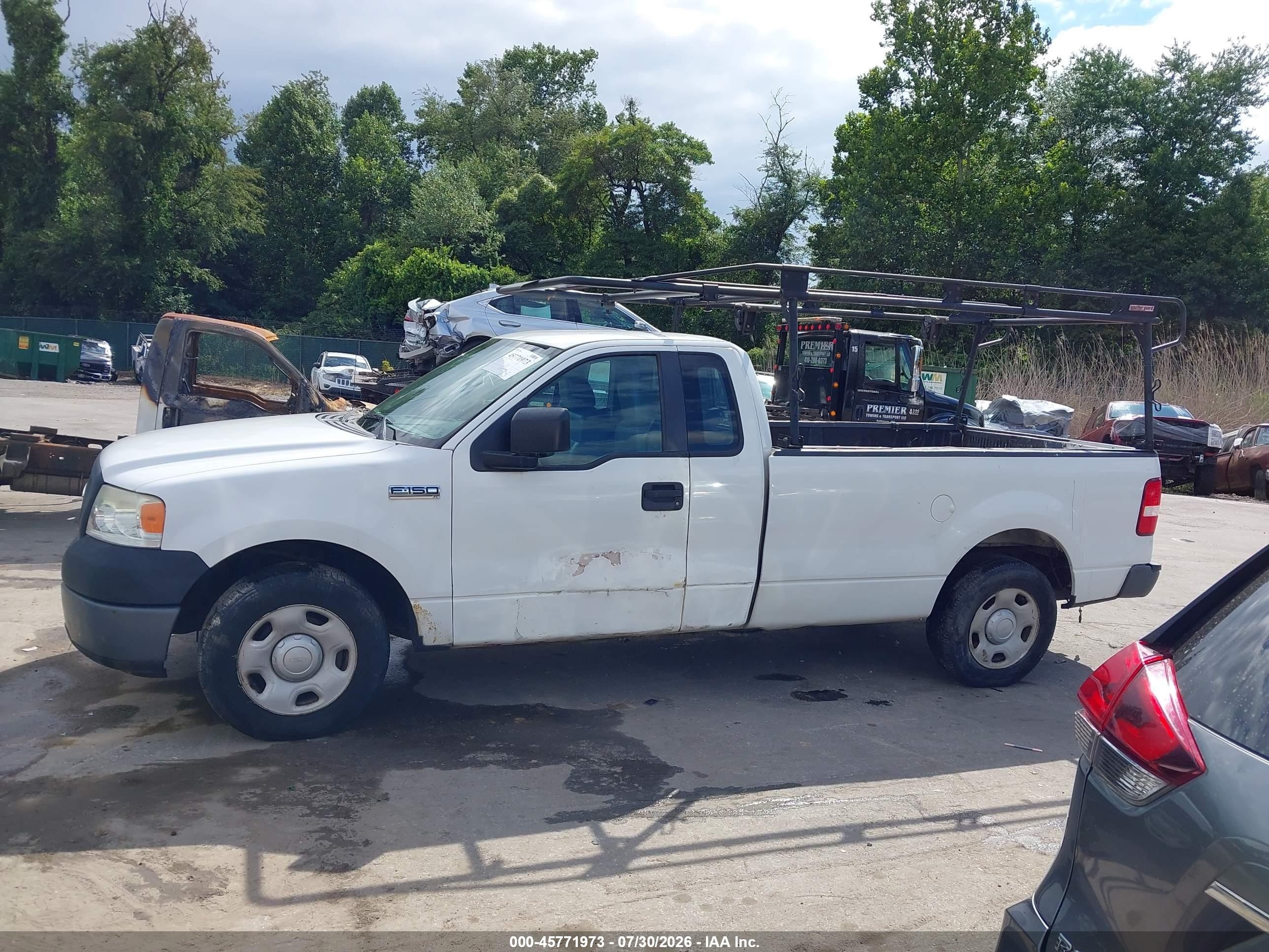 2008 Ford F-150 Stx/xl/xlt Белый vin: 1FTRF12278KD95479