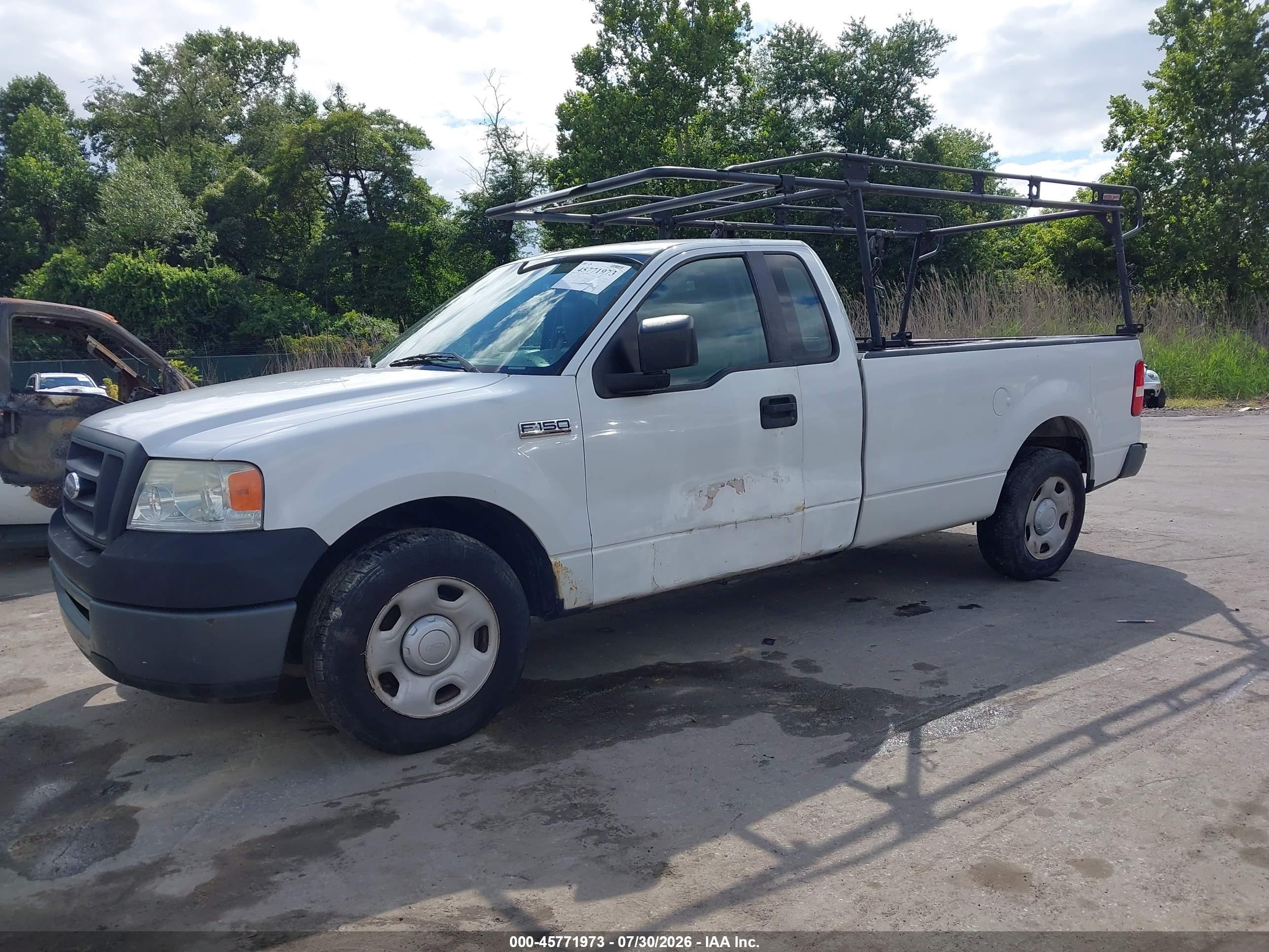 2008 Ford F-150 Stx/xl/xlt Белый vin: 1FTRF12278KD95479