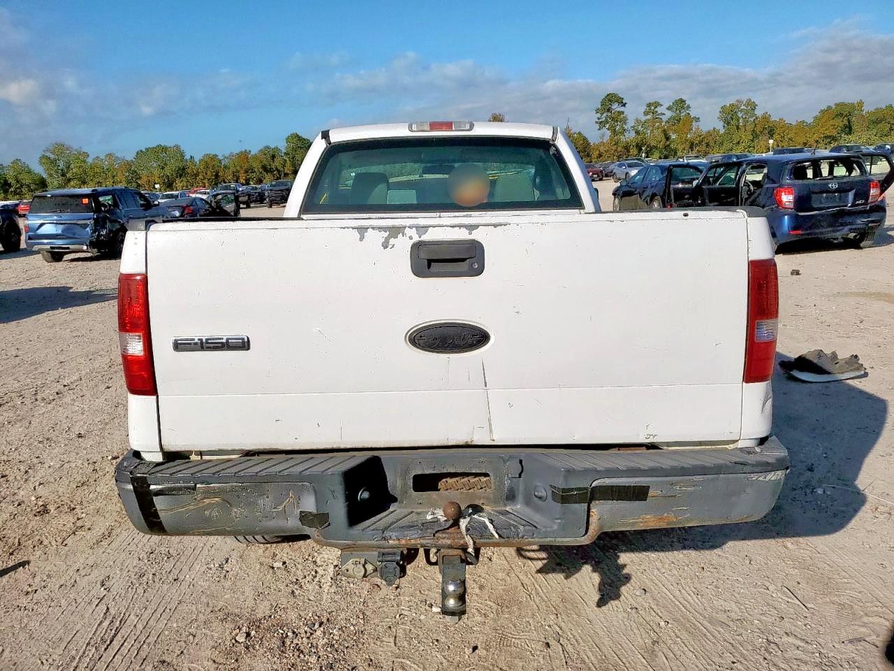2008 Ford F150 White vin: 1FTRF12278KD97054