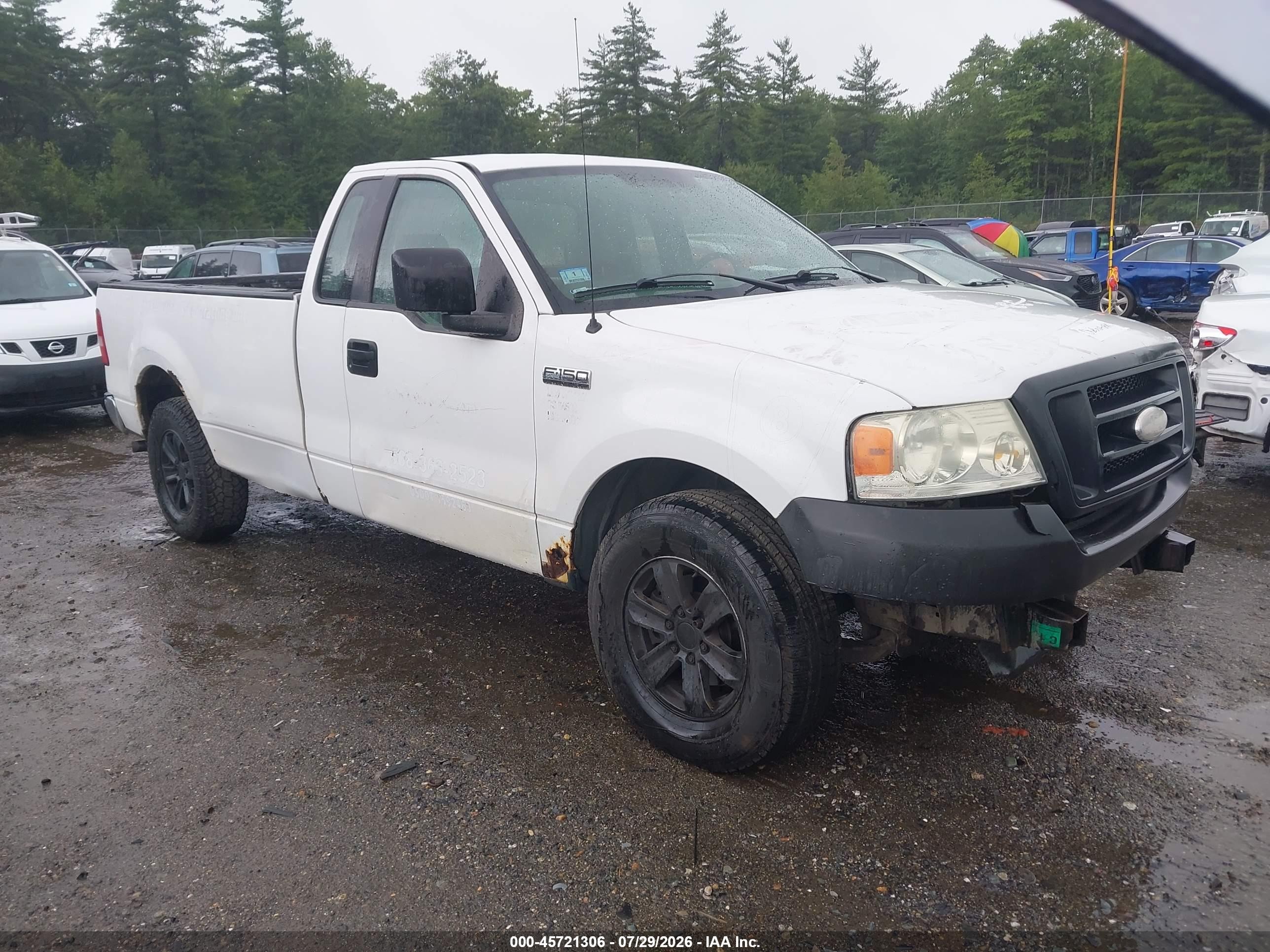 2008 Ford F-150 Stx/xl/xlt Silver vin: 1FTRF12278KE07534
