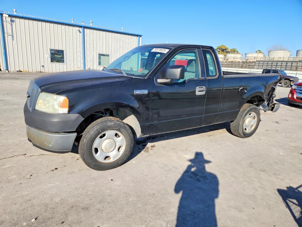 2005 Ford F150 Black vin: 1FTRF12285NB31665