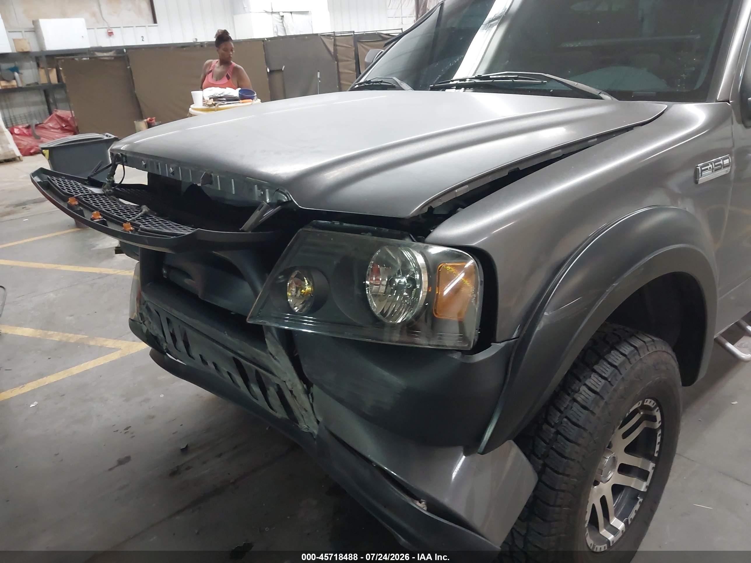 2006 Ford F-150 Stx/xl/xlt Серый vin: 1FTRF12286NA16730