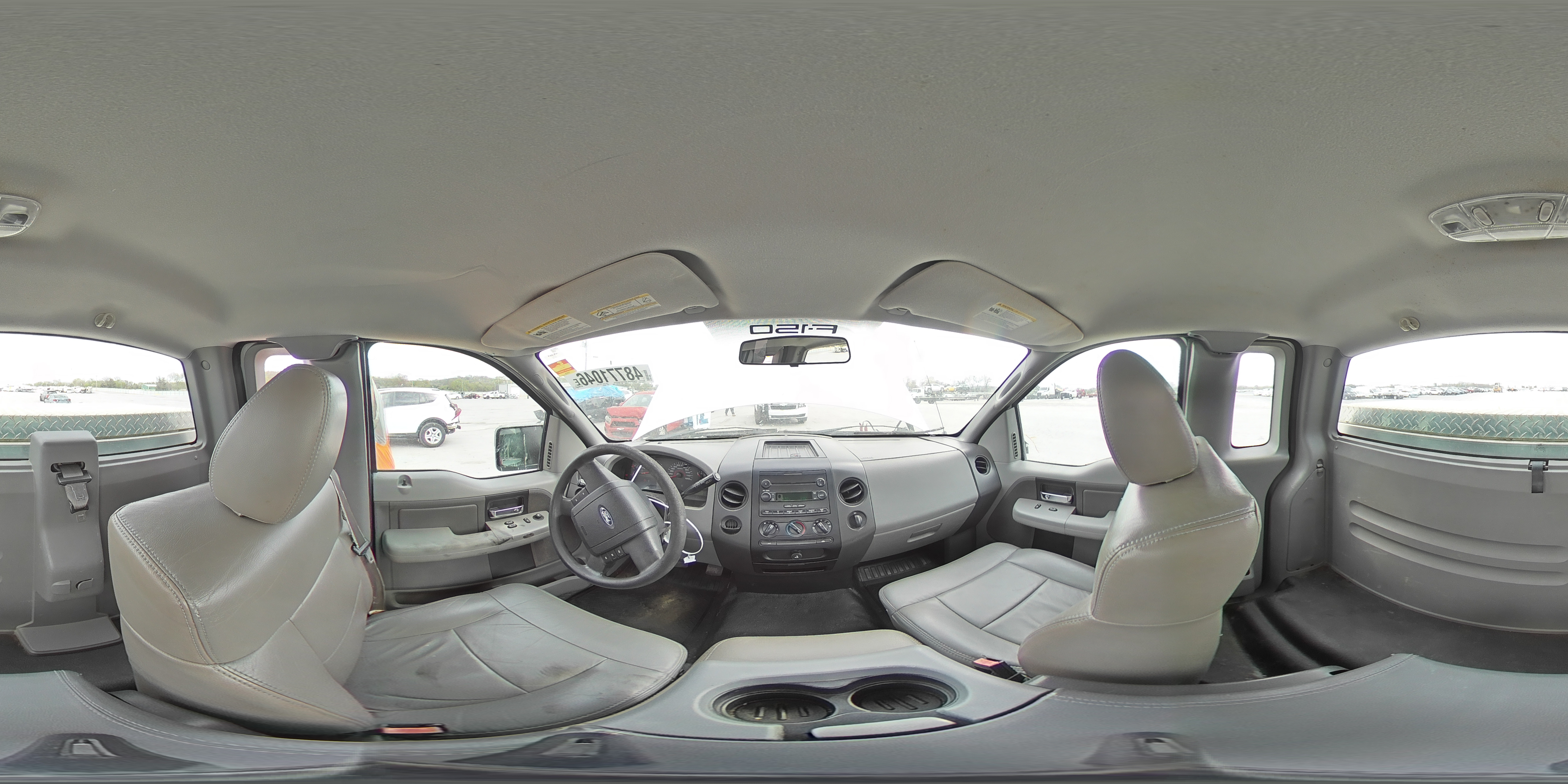 2006 Ford F150 White vin: 1FTRF12286NA82243