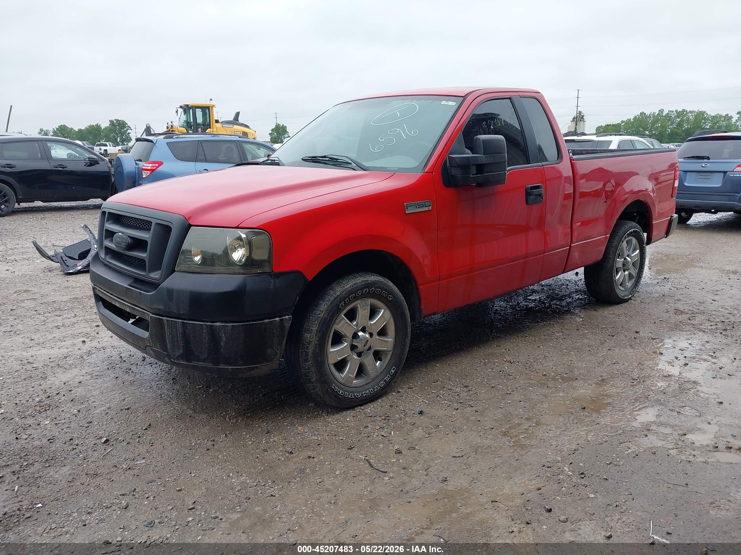 2006 Ford F-150 Stx/xl/xlt Red vin: 1FTRF12286NB46569