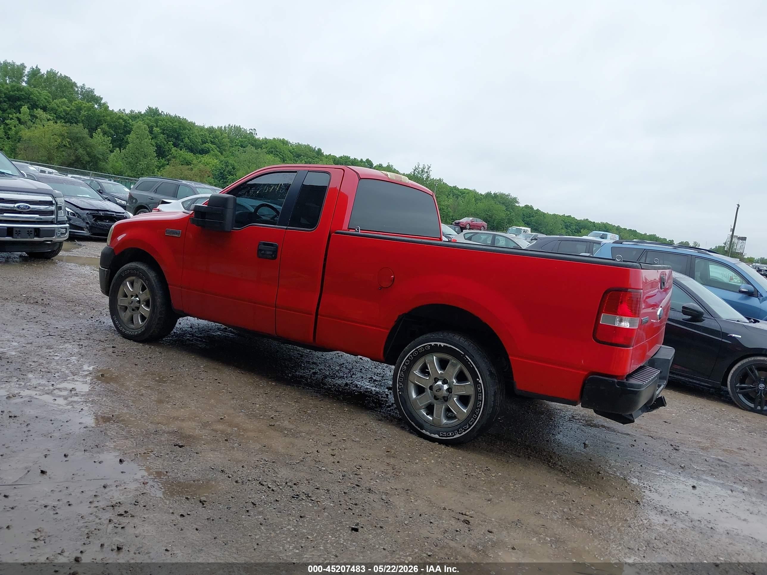2006 Ford F-150 Stx/xl/xlt Red vin: 1FTRF12286NB46569
