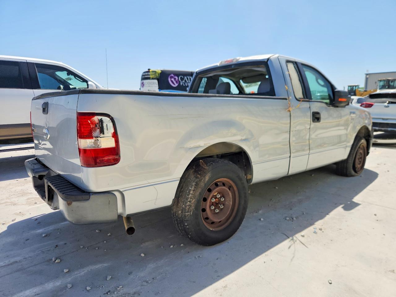 2006 Ford F150 Silver vin: 1FTRF12286NB83704