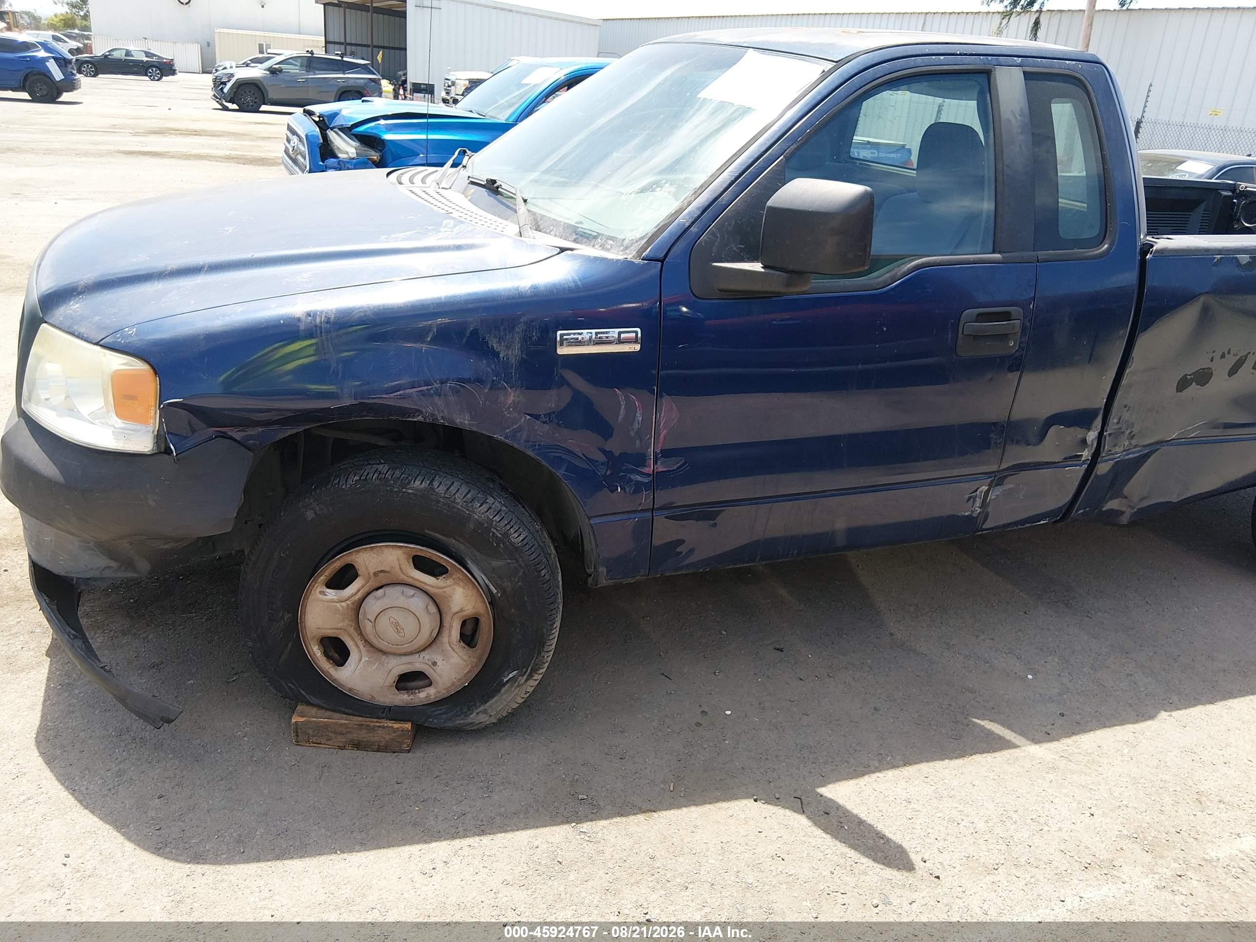 2007 Ford F-150 Stx/xl/xlt Dark Blue vin: 1FTRF12287KA94945