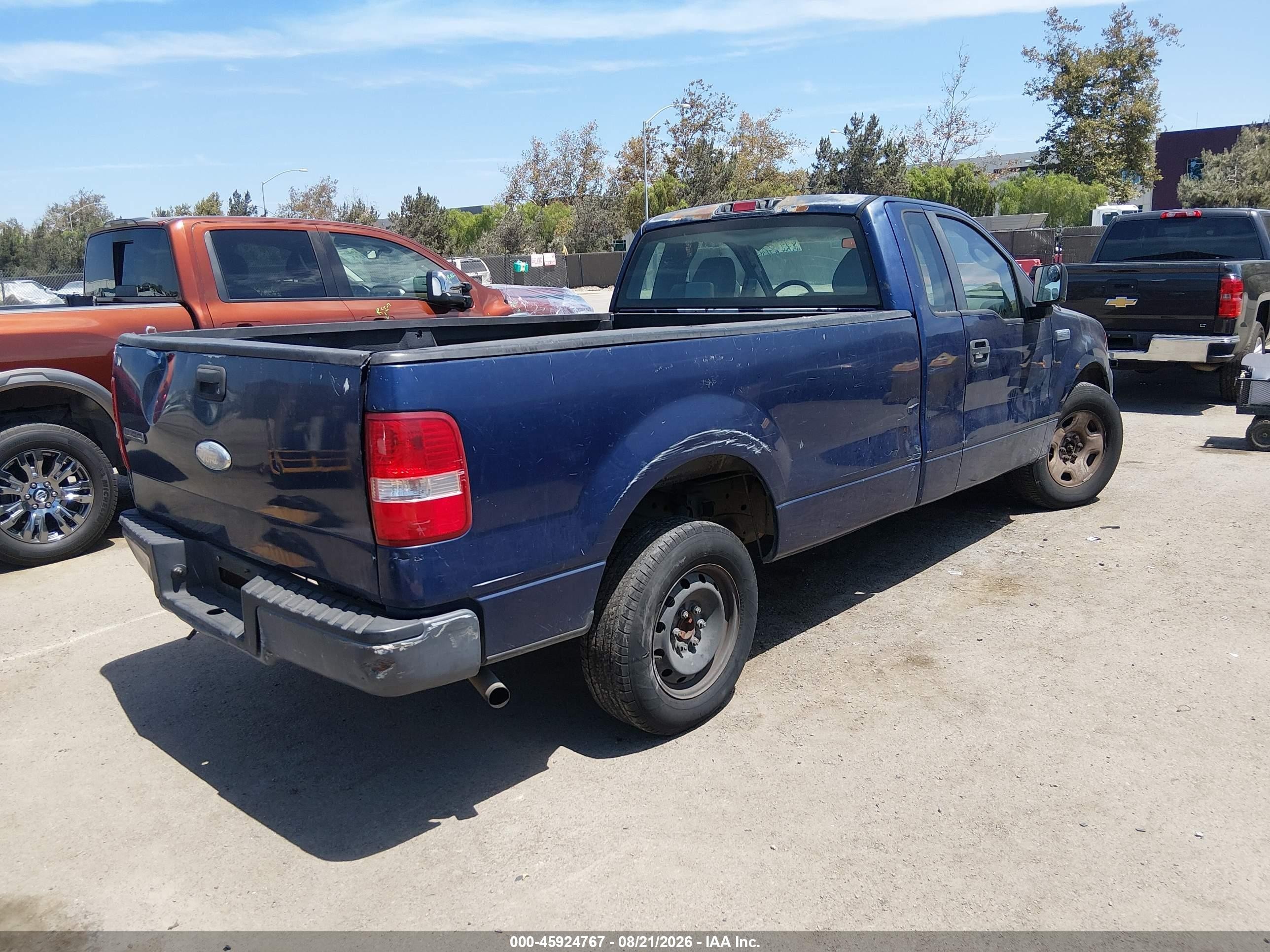 2007 Ford F-150 Stx/xl/xlt Dark Blue vin: 1FTRF12287KA94945