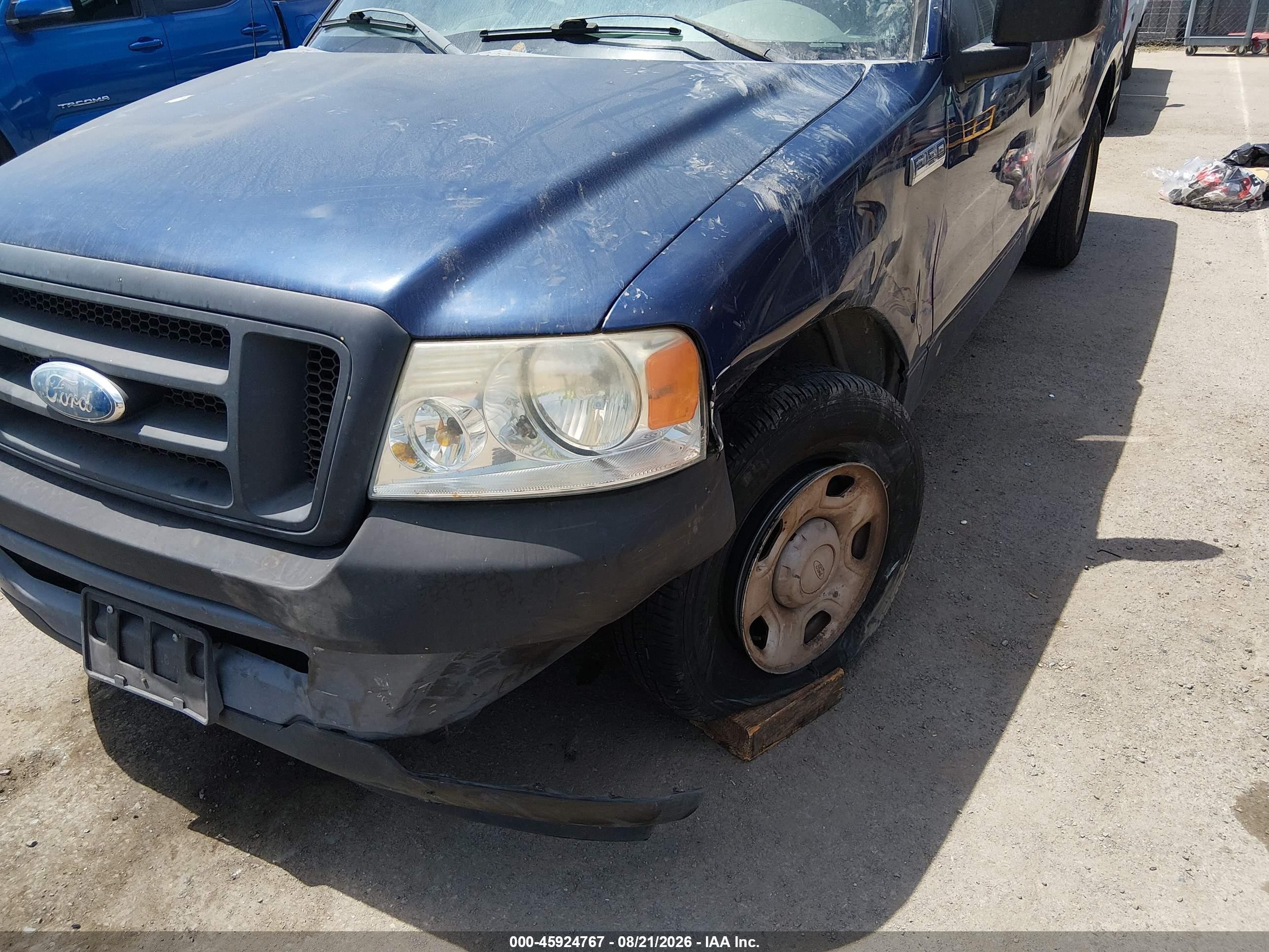 2007 Ford F-150 Stx/xl/xlt Dark Blue vin: 1FTRF12287KA94945