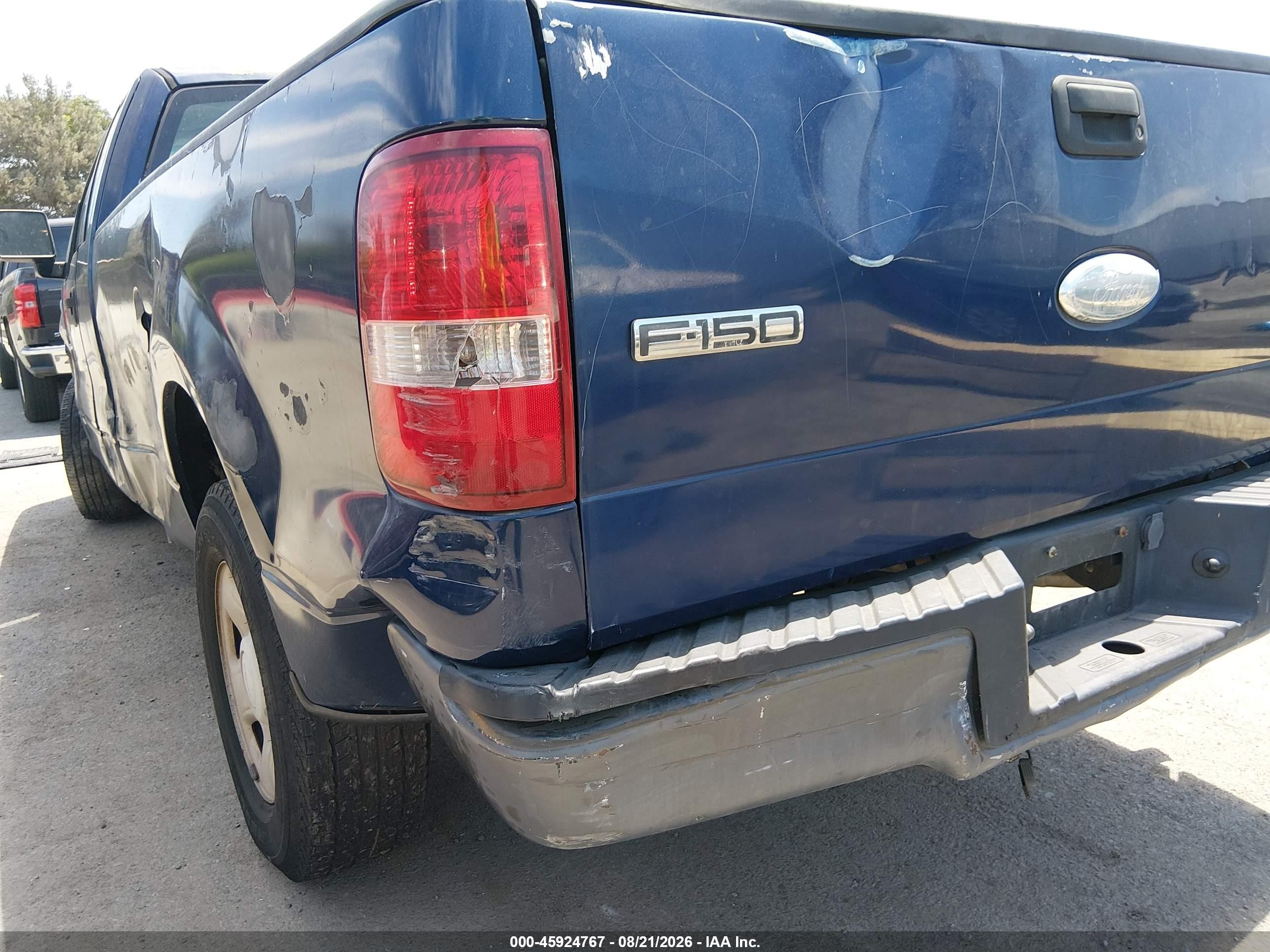 2007 Ford F-150 Stx/xl/xlt Dark Blue vin: 1FTRF12287KA94945
