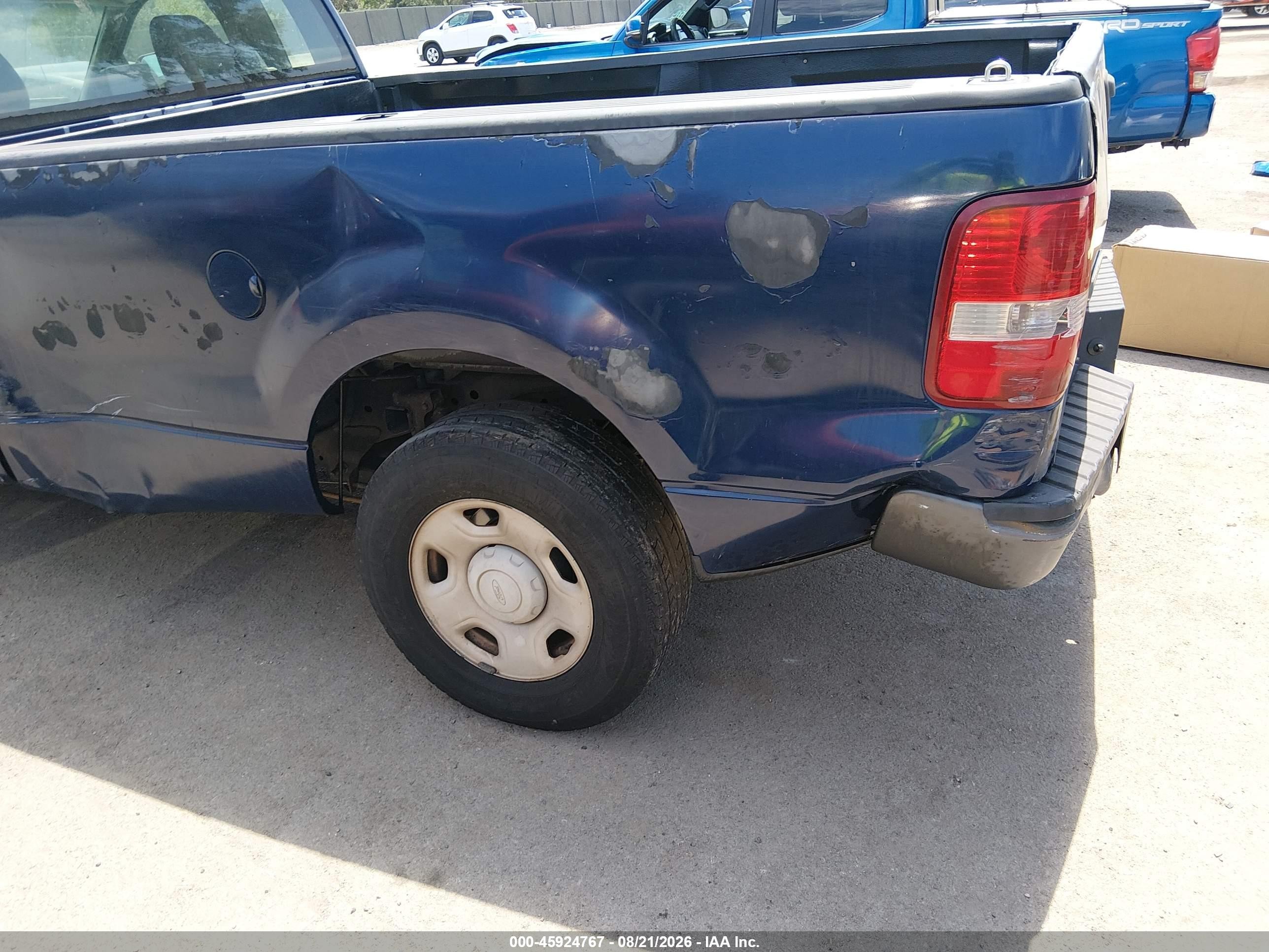 2007 Ford F-150 Stx/xl/xlt Dark Blue vin: 1FTRF12287KA94945