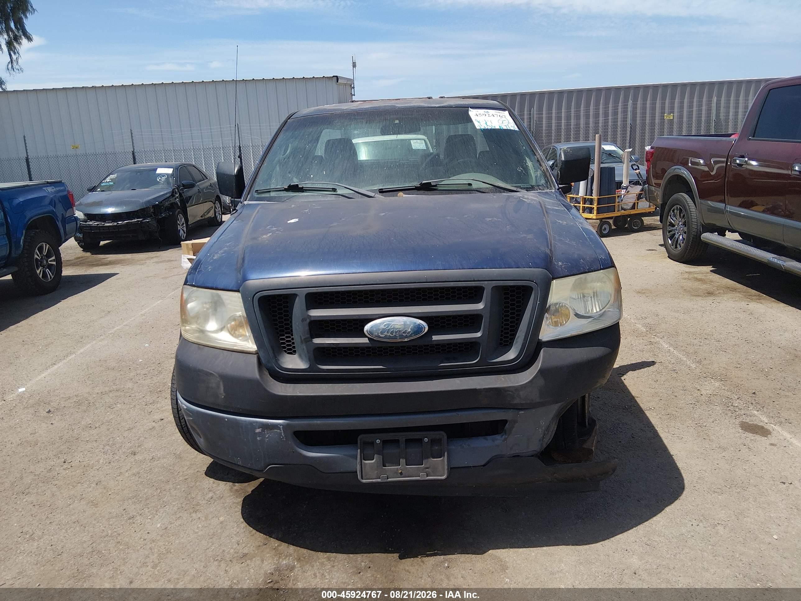 2007 Ford F-150 Stx/xl/xlt Dark Blue vin: 1FTRF12287KA94945