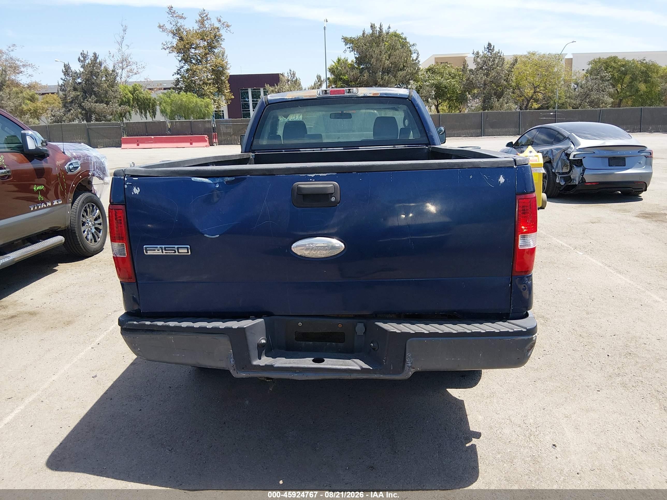 2007 Ford F-150 Stx/xl/xlt Dark Blue vin: 1FTRF12287KA94945