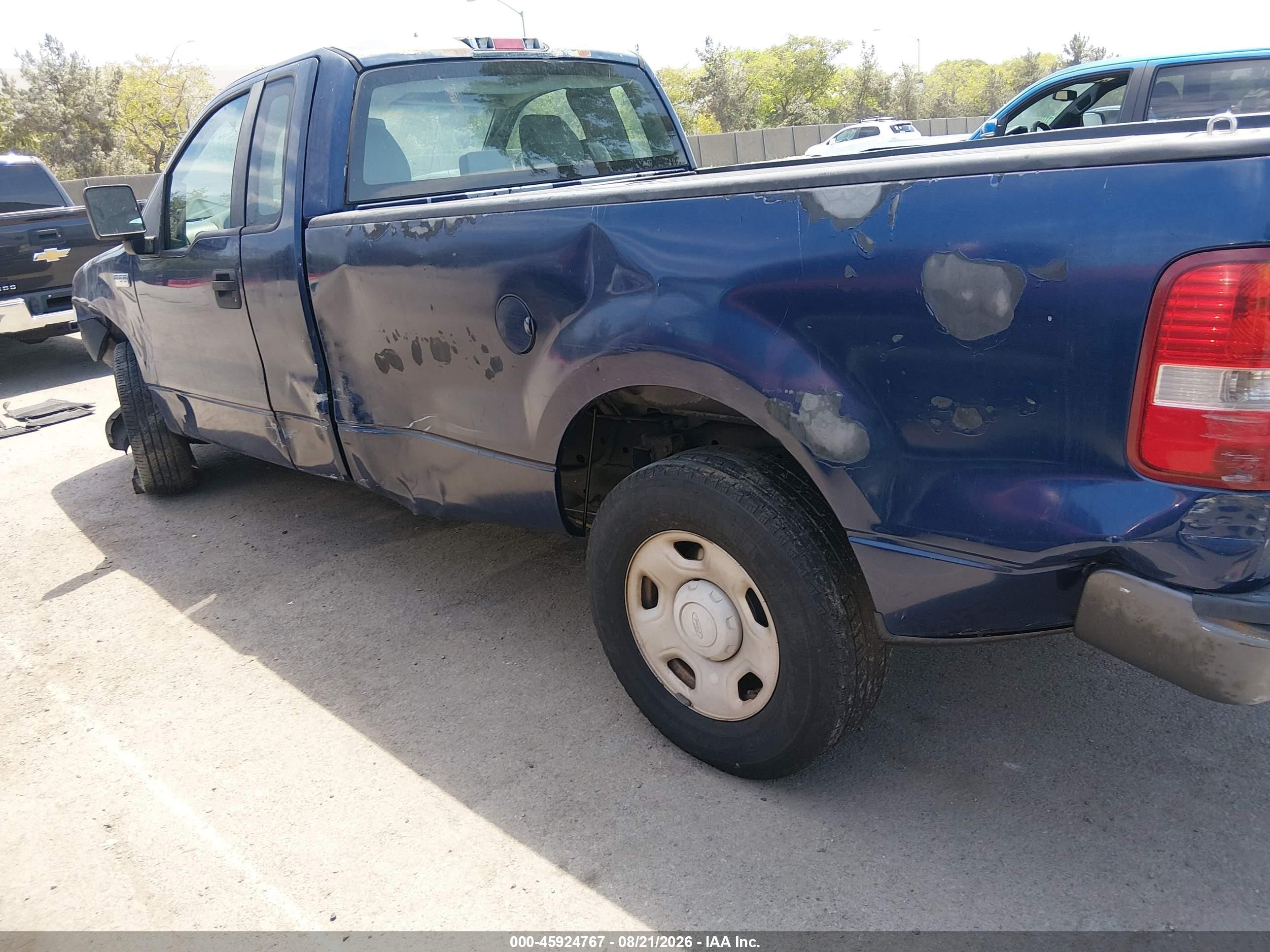 2007 Ford F-150 Stx/xl/xlt Dark Blue vin: 1FTRF12287KA94945