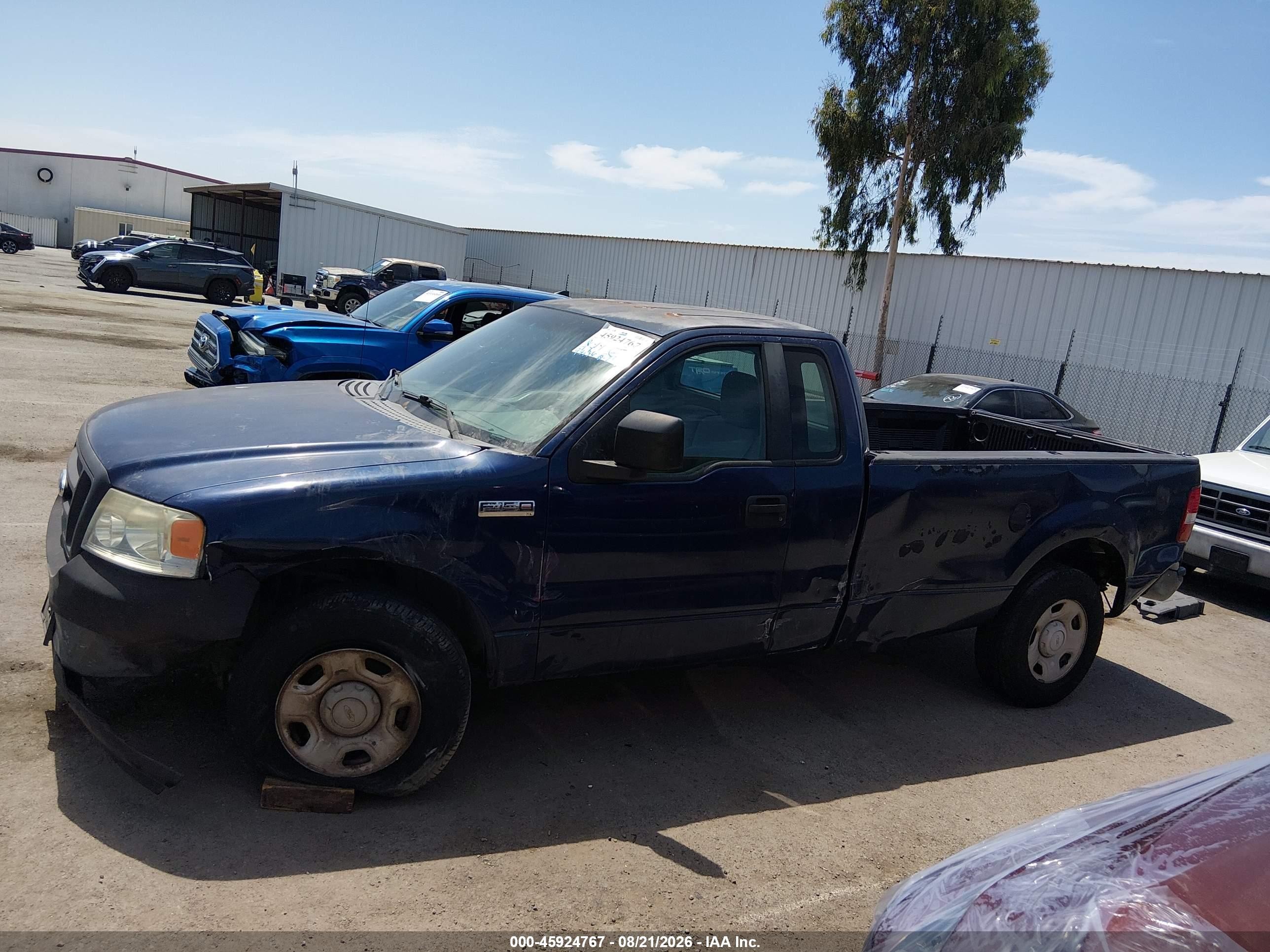 2007 Ford F-150 Stx/xl/xlt Dark Blue vin: 1FTRF12287KA94945