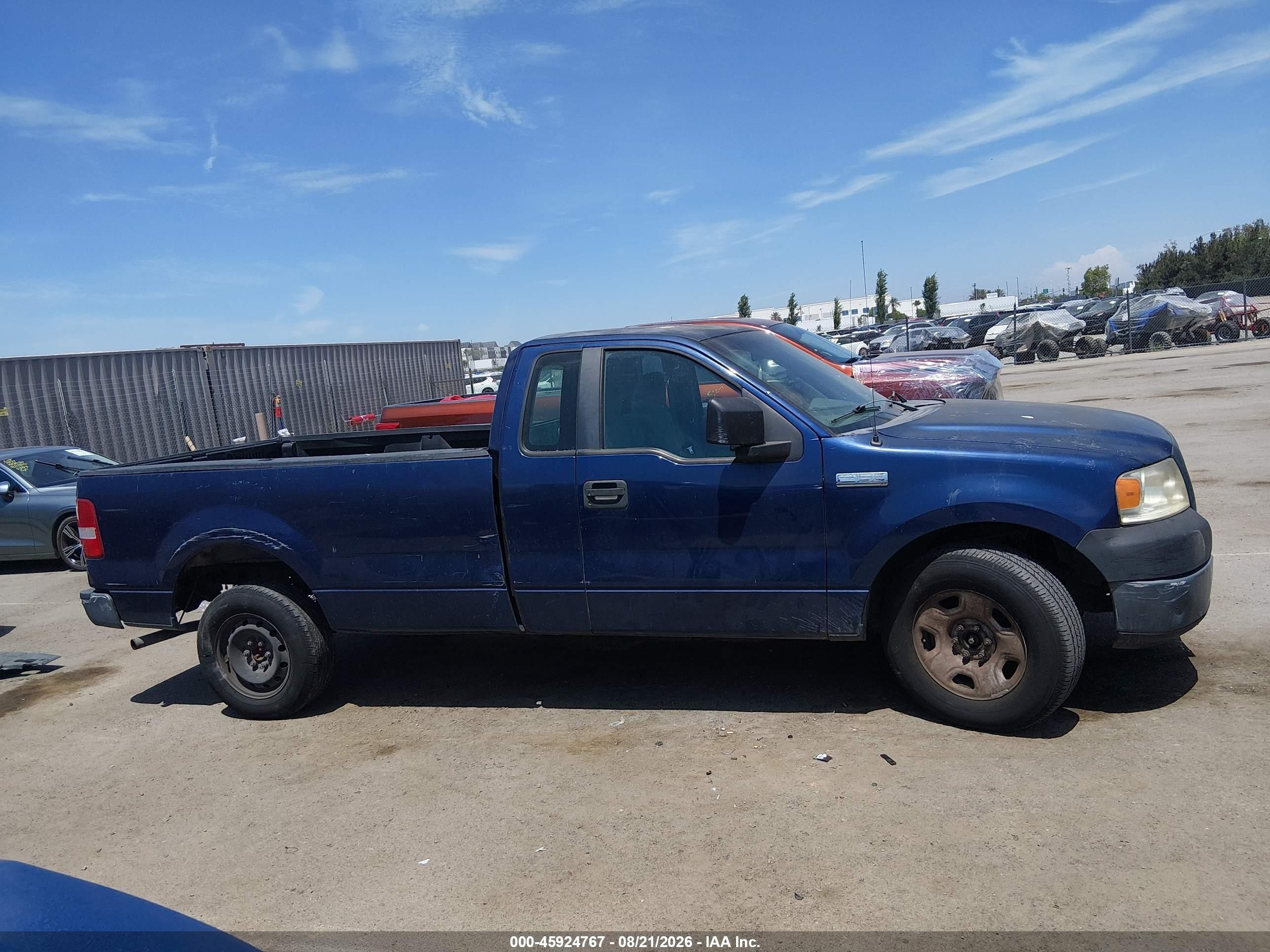 2007 Ford F-150 Stx/xl/xlt Dark Blue vin: 1FTRF12287KA94945