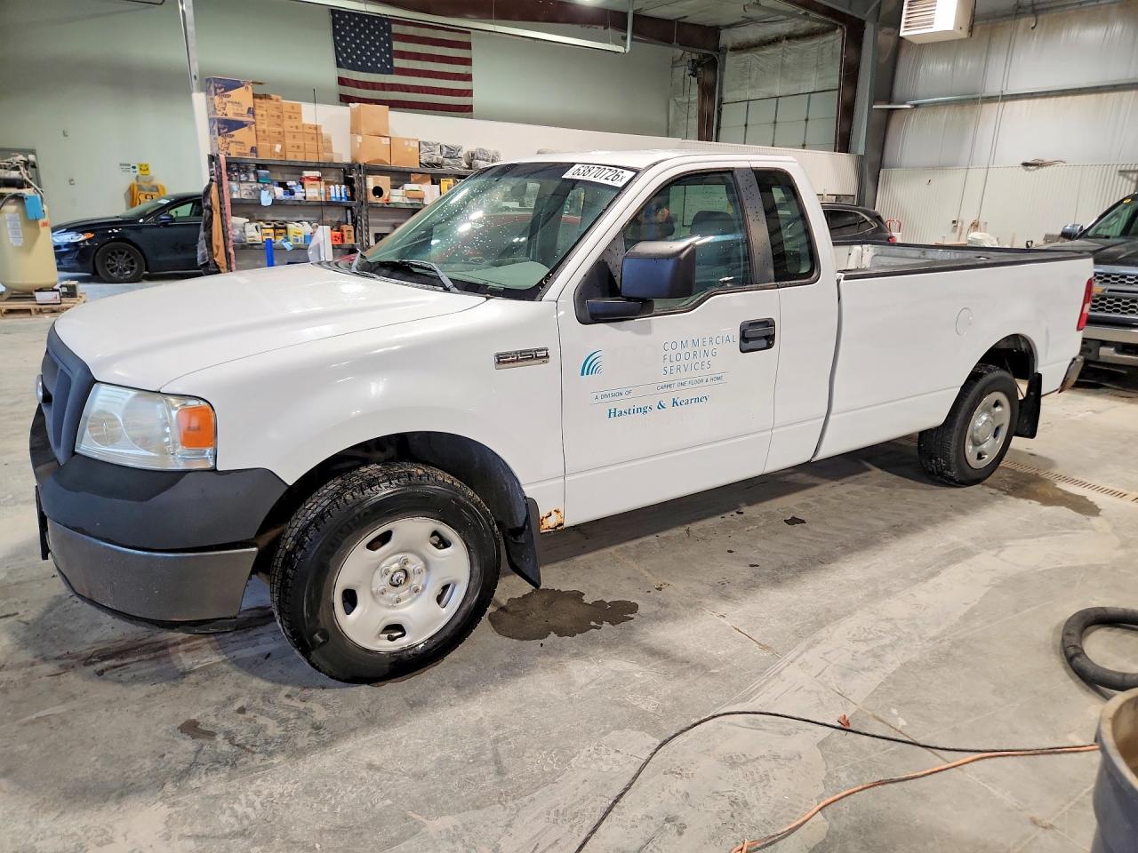 2007 Ford F150 White vin: 1FTRF12287KD35242