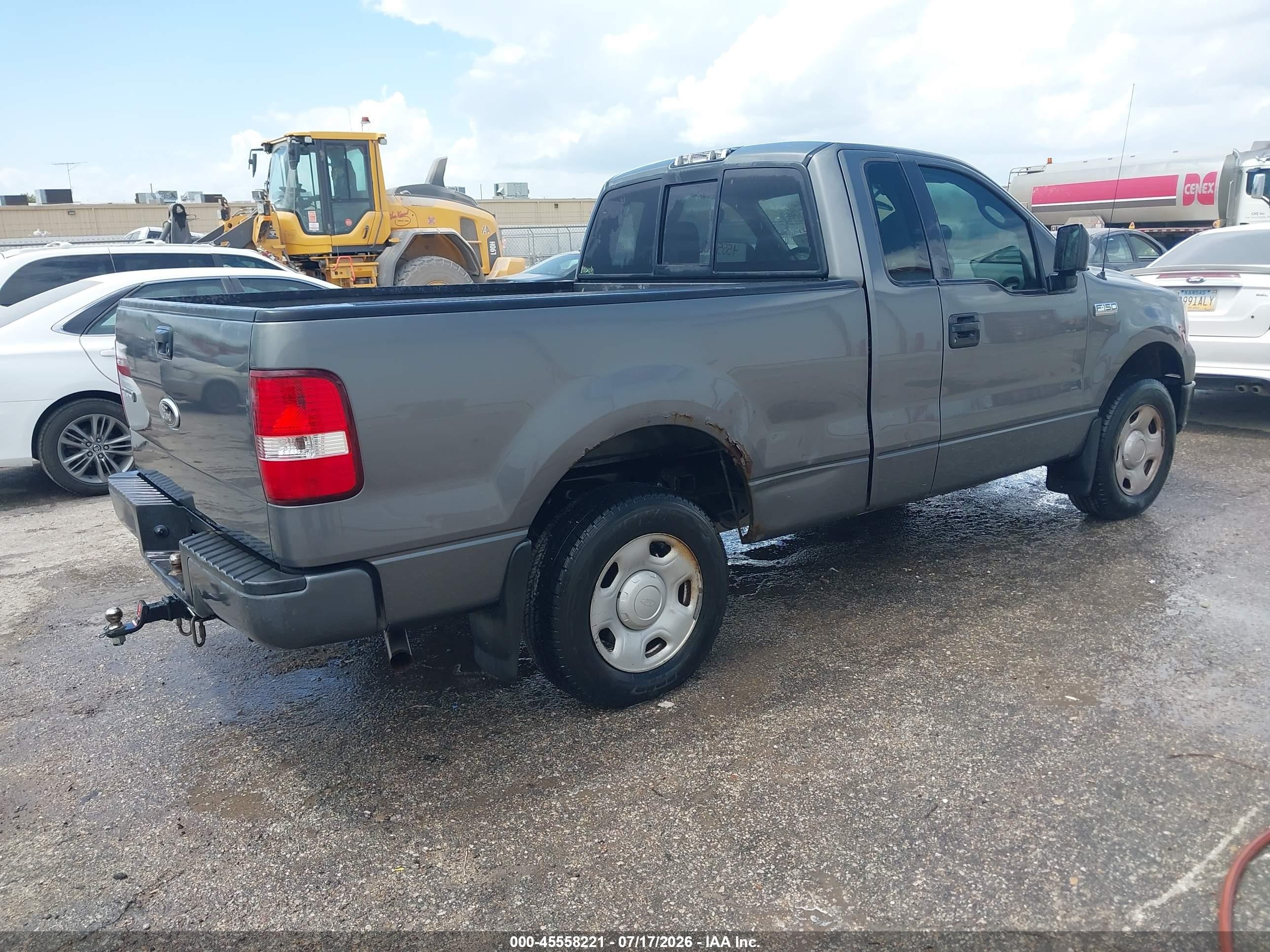 2007 Ford F-150 Stx/xl/xlt Gray vin: 1FTRF12287NA17331