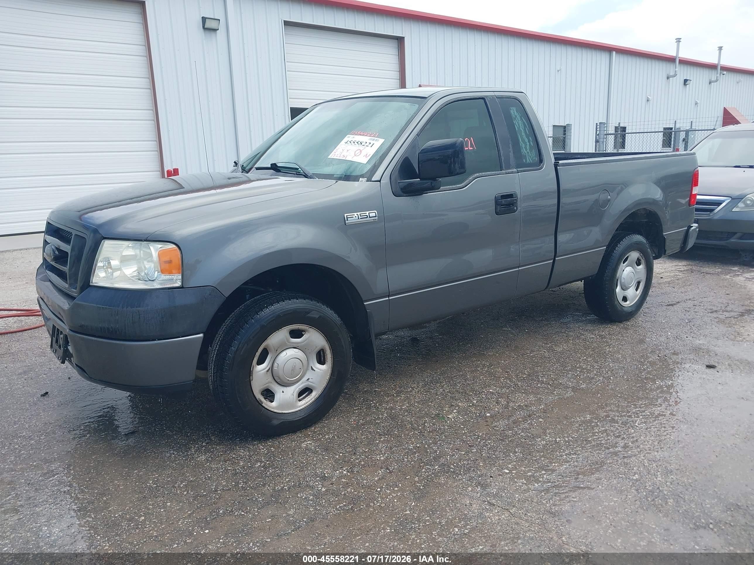 2007 Ford F-150 Stx/xl/xlt Gray vin: 1FTRF12287NA17331