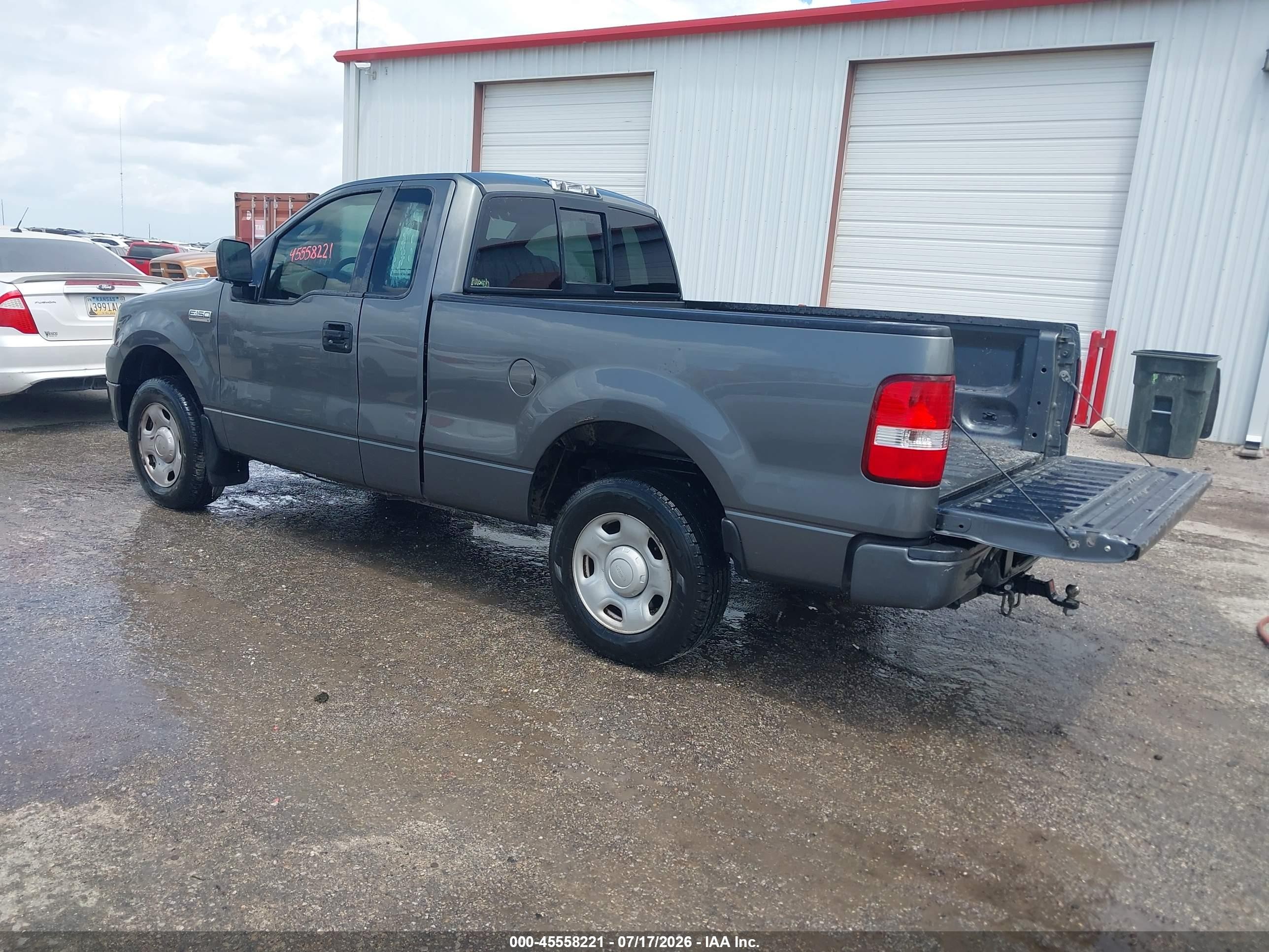 2007 Ford F-150 Stx/xl/xlt Gray vin: 1FTRF12287NA17331