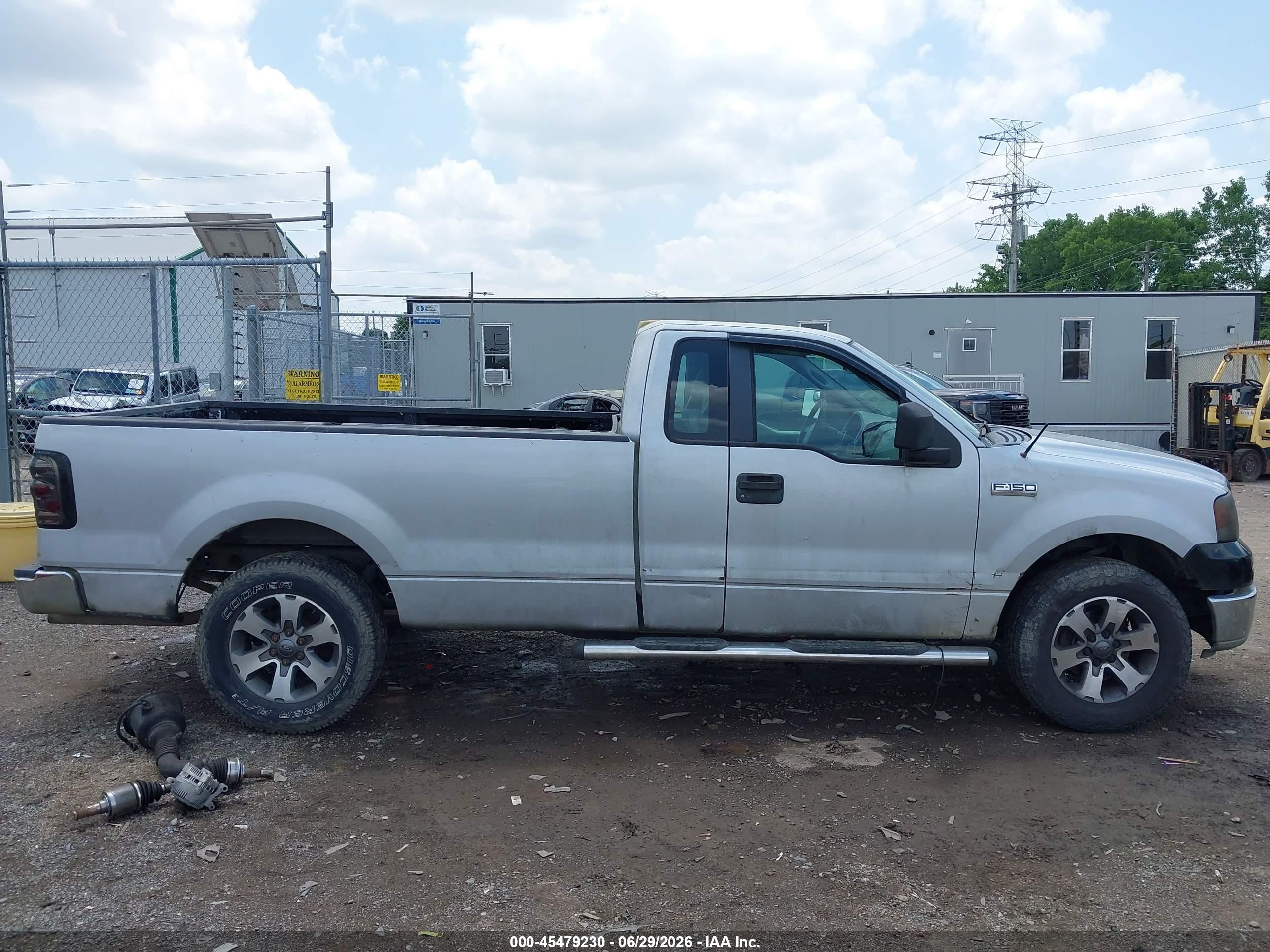 2007 Ford F-150 Stx/xl/xlt Silver vin: 1FTRF12287NA32895