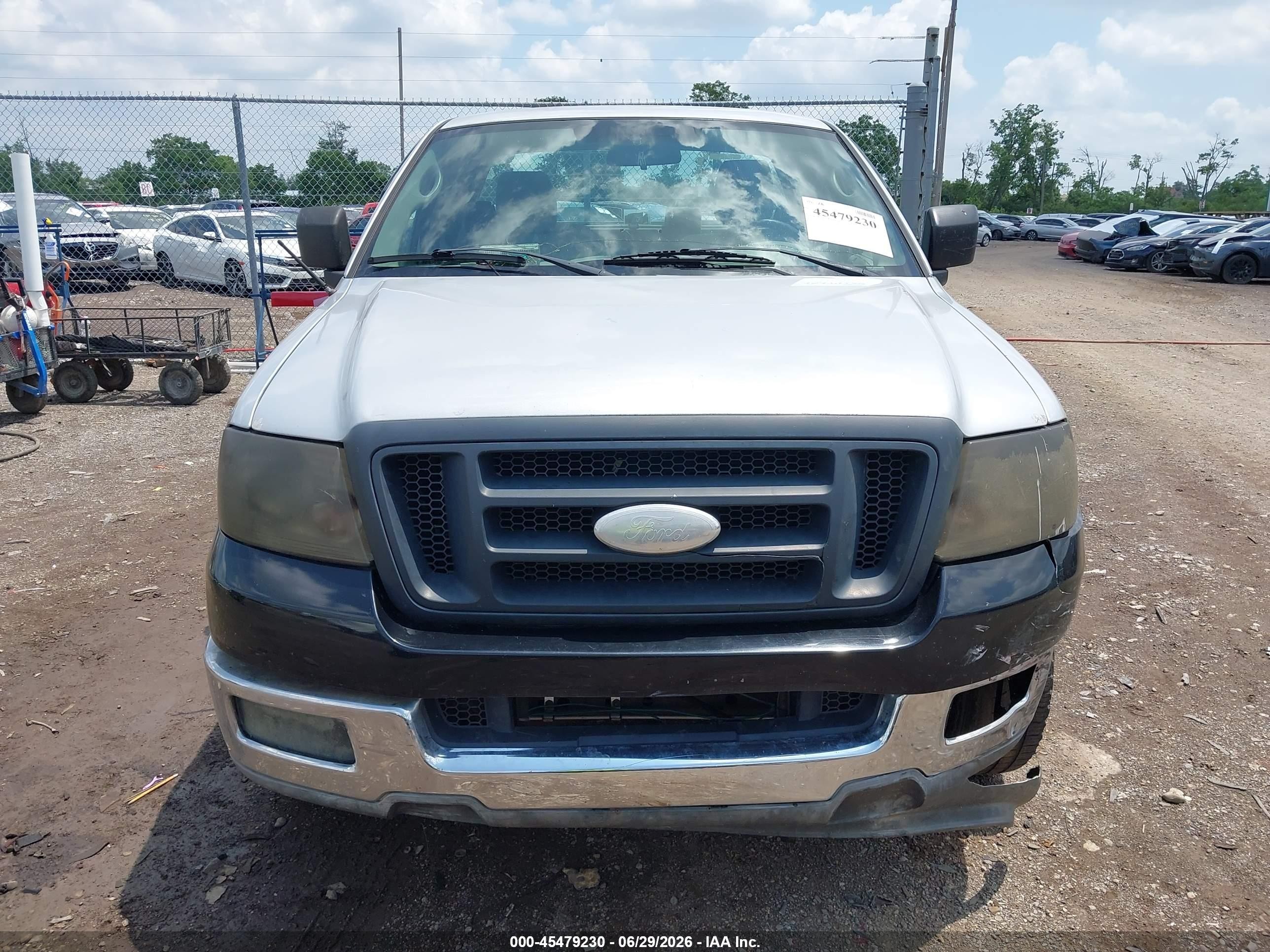 2007 Ford F-150 Stx/xl/xlt Silver vin: 1FTRF12287NA32895