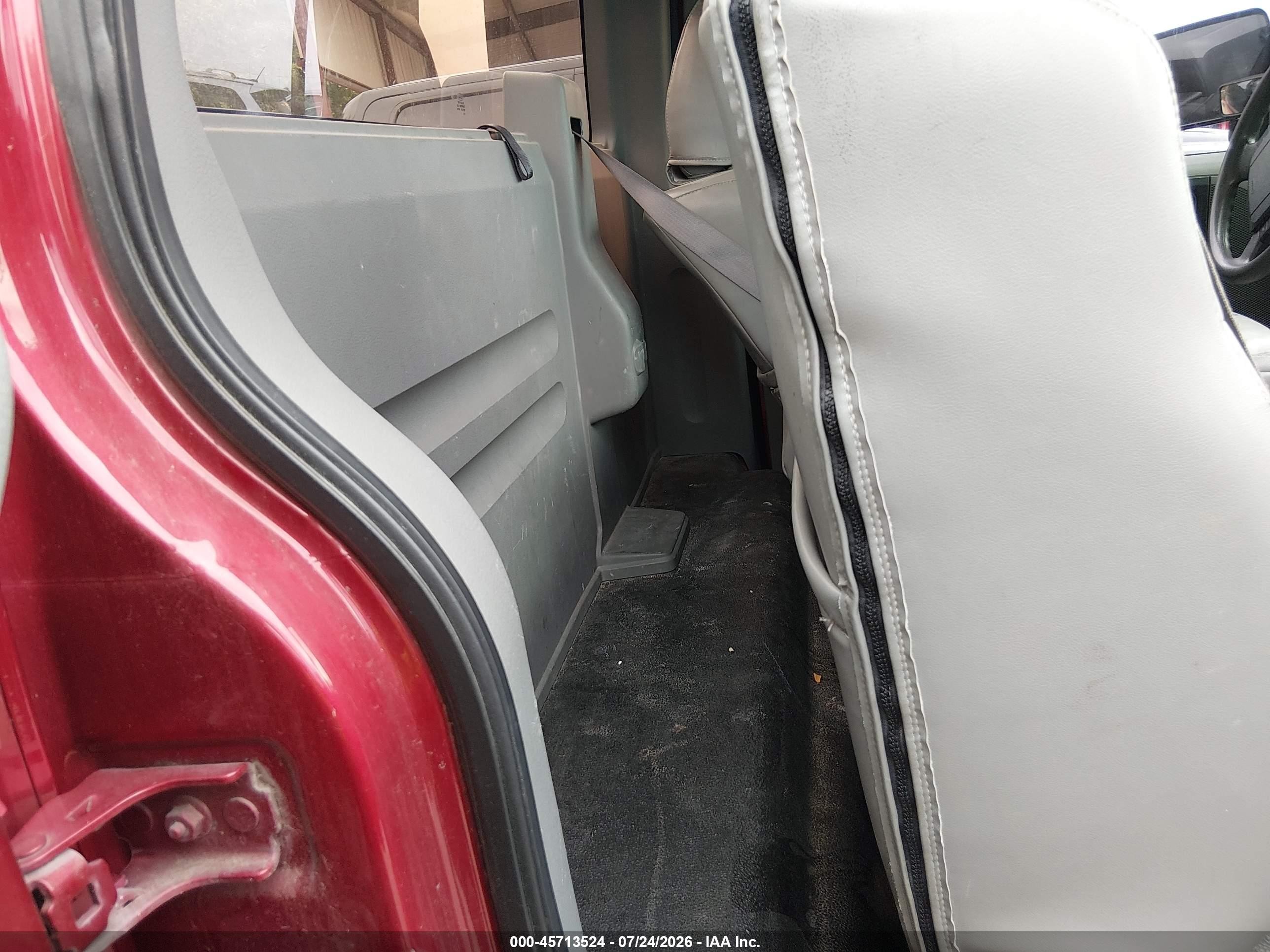 2007 Ford F-150 Stx/xl/xlt Maroon vin: 1FTRF12287NA44643