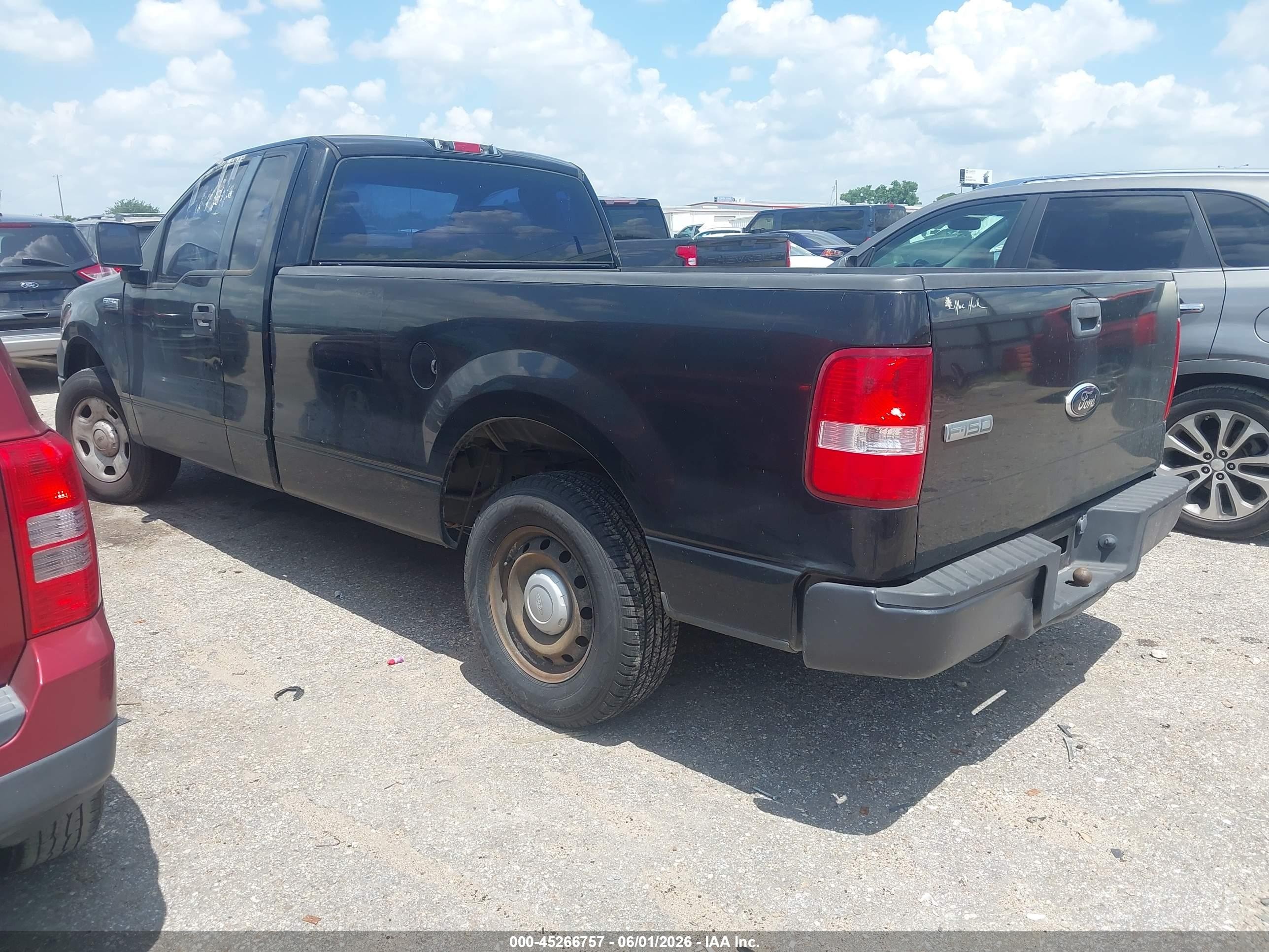 2007 Ford F-150 Stx/xl/xlt Black vin: 1FTRF12287NA87573