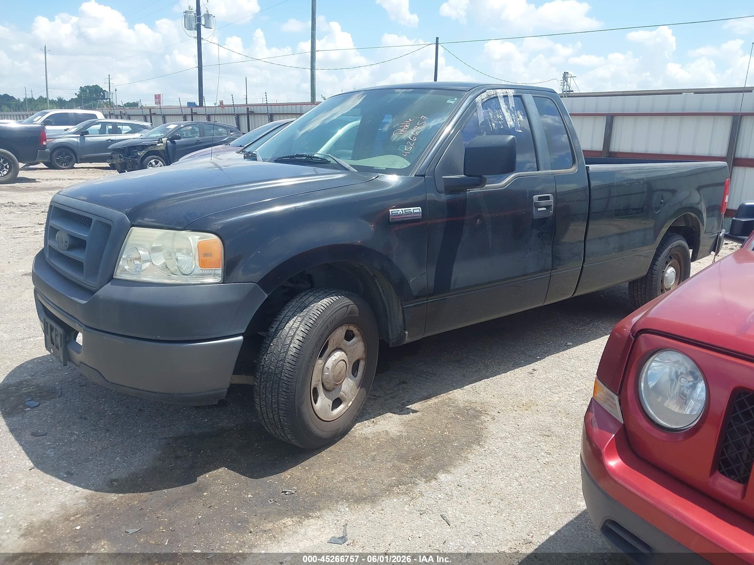 2007 Ford F-150 Stx/xl/xlt Black vin: 1FTRF12287NA87573