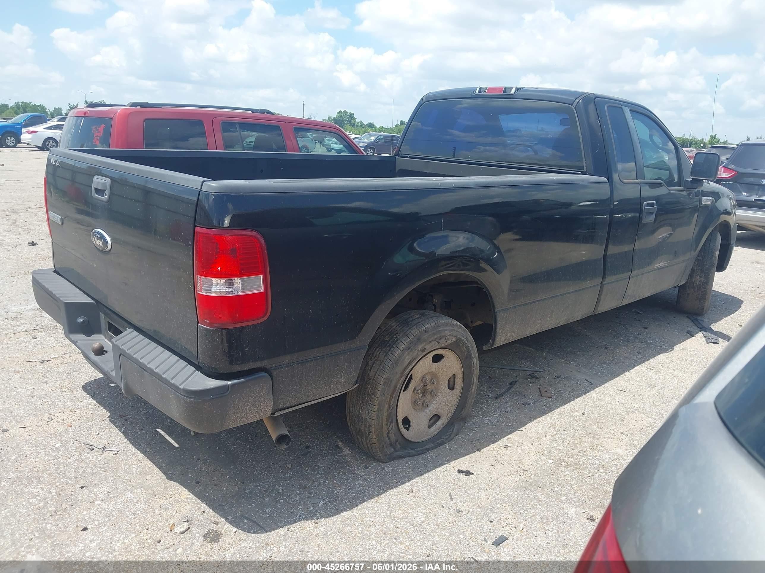 2007 Ford F-150 Stx/xl/xlt Black vin: 1FTRF12287NA87573