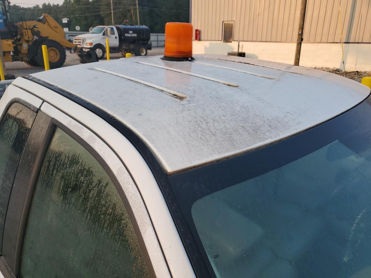 2008 Ford F150 Xl White vin: 1FTRF12288KB80600 Damage: Roof Panel, Rust, 2 To 3 Inches