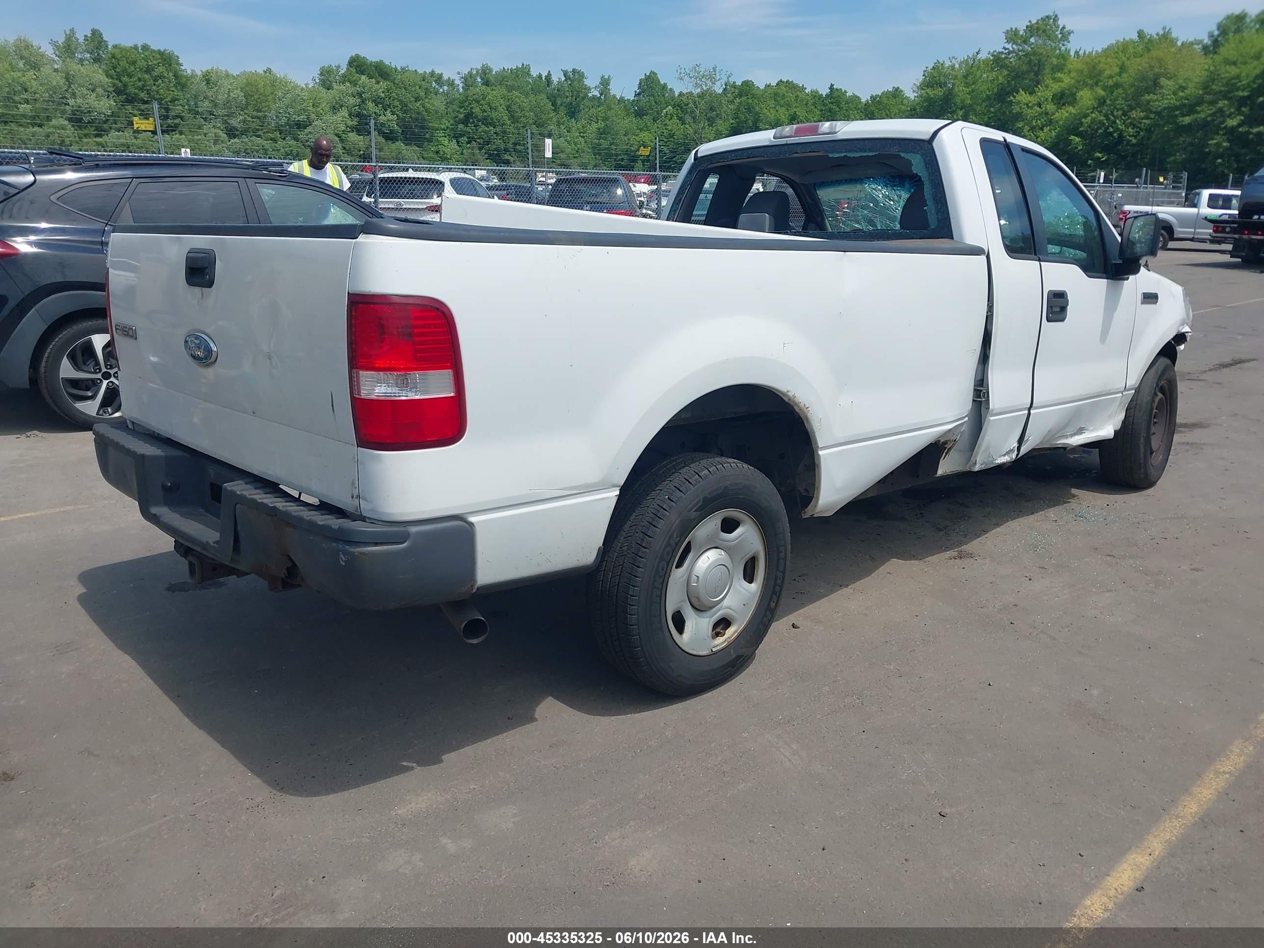 2008 Ford F-150 Stx/xl/xlt White vin: 1FTRF12288KB94528