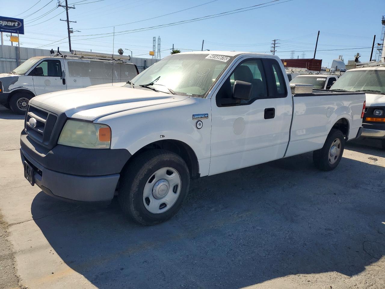 2008 Ford F150 White vin: 1FTRF12288KC43002