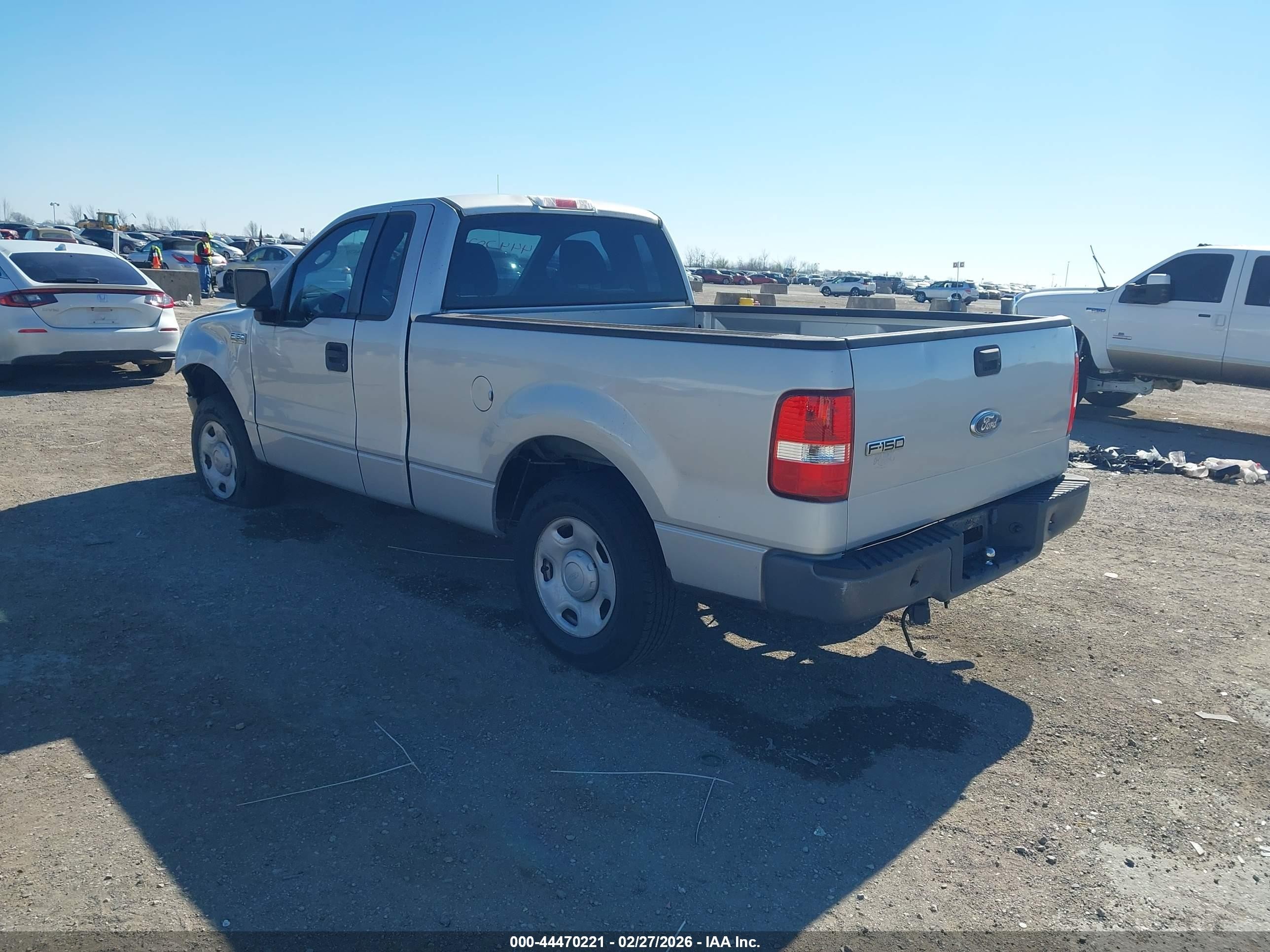2008 Ford F-150 Stx/xl/xlt Silver vin: 1FTRF12288KC49205