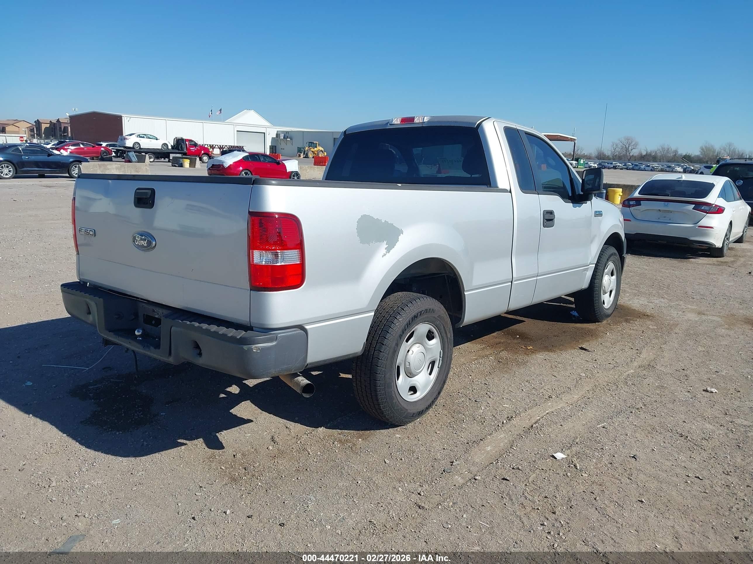 2008 Ford F-150 Stx/xl/xlt Silver vin: 1FTRF12288KC49205