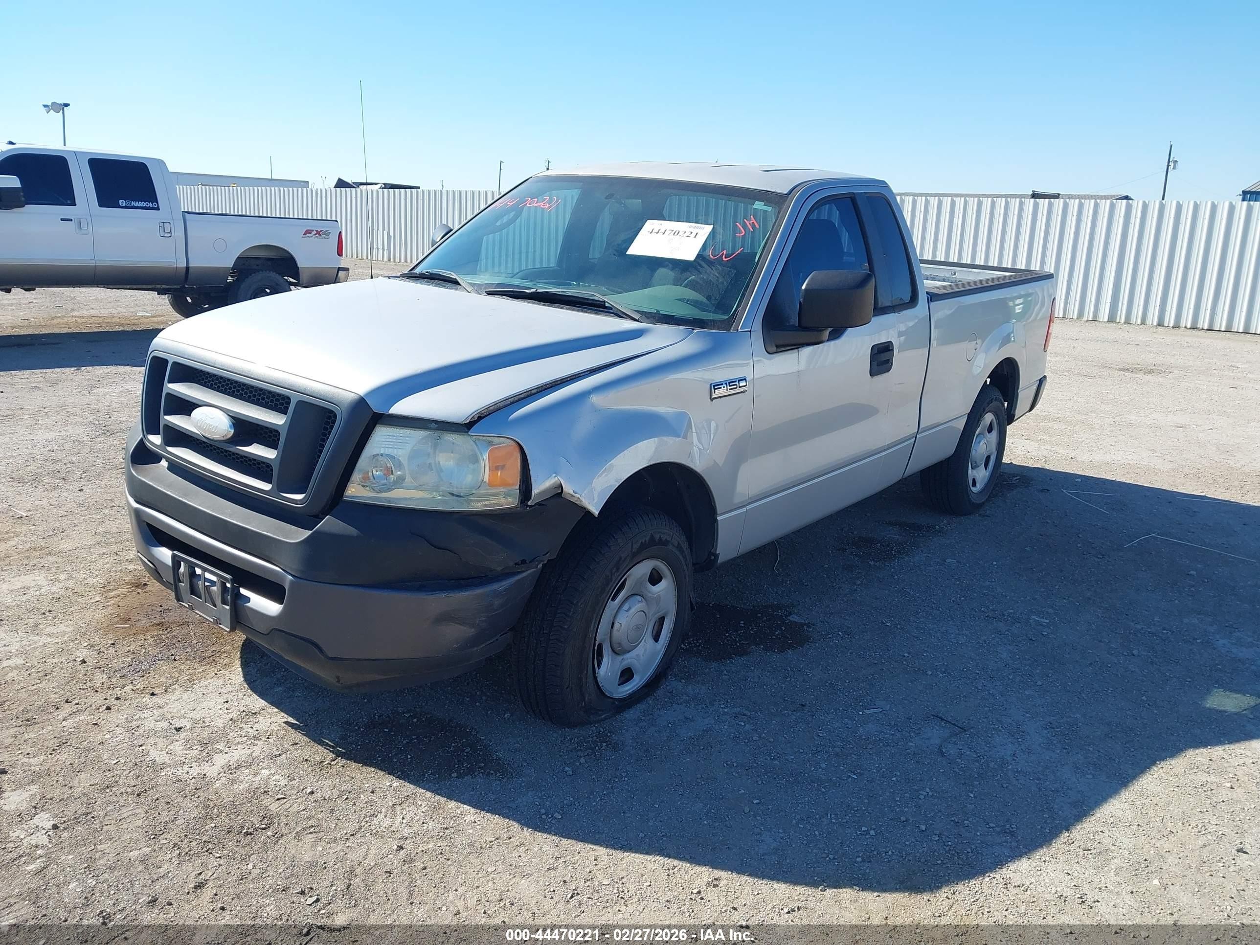 2008 Ford F-150 Stx/xl/xlt Silver vin: 1FTRF12288KC49205