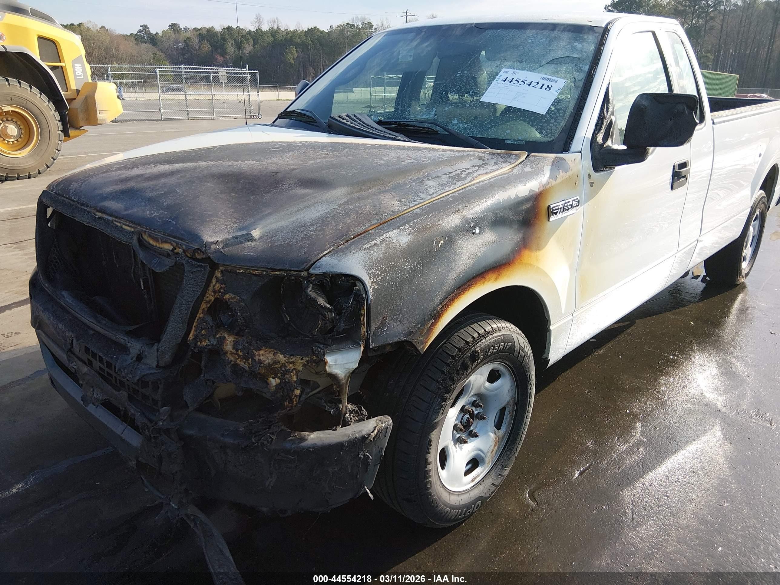 2008 Ford F-150 Stx/xl/xlt White vin: 1FTRF12288KC74203