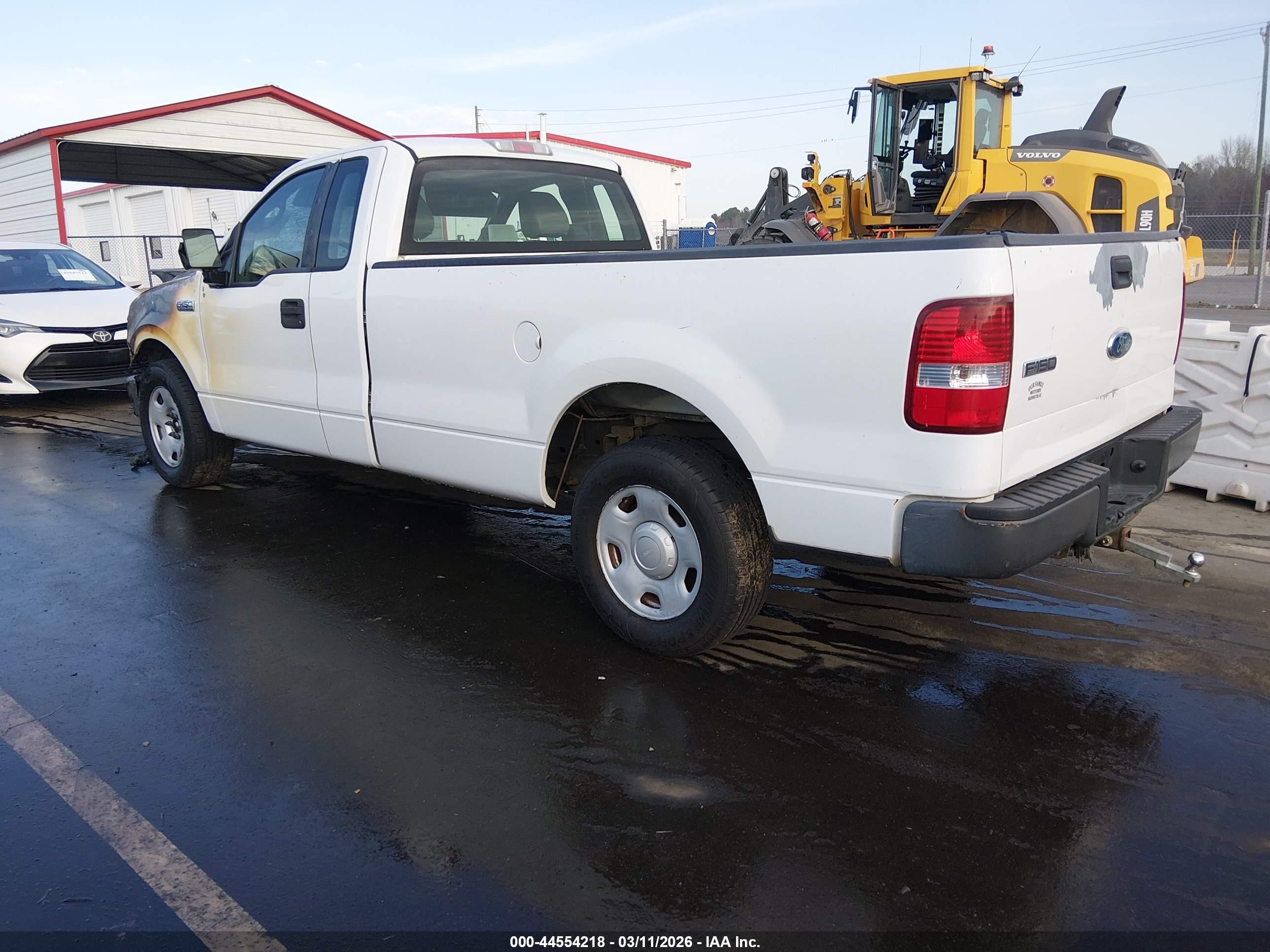 2008 Ford F-150 Stx/xl/xlt White vin: 1FTRF12288KC74203