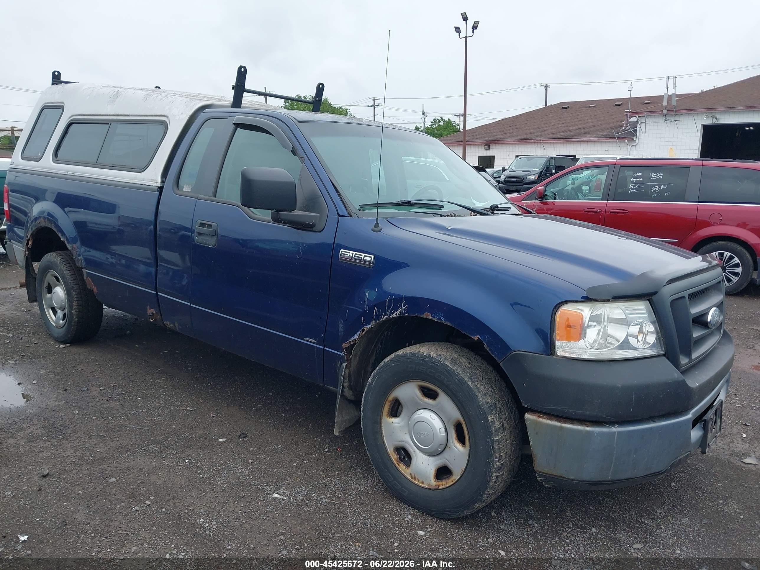 2008 Ford F-150 Stx/xl/xlt Blue vin: 1FTRF12288KD20872