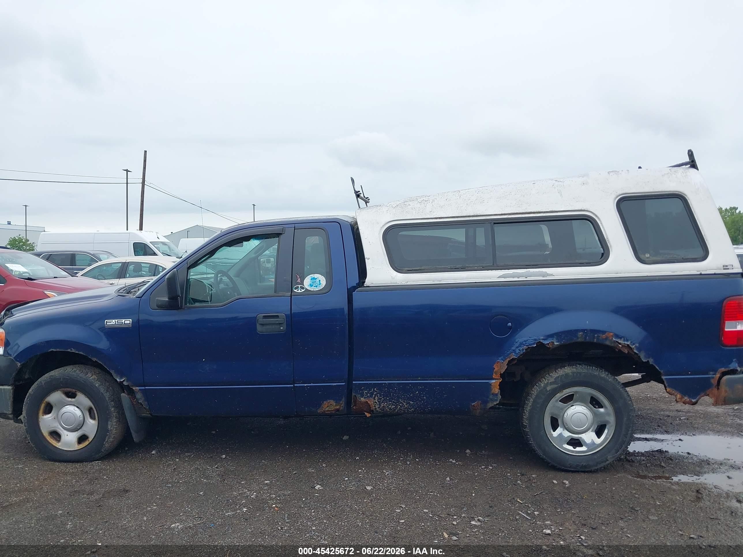 2008 Ford F-150 Stx/xl/xlt Blue vin: 1FTRF12288KD20872